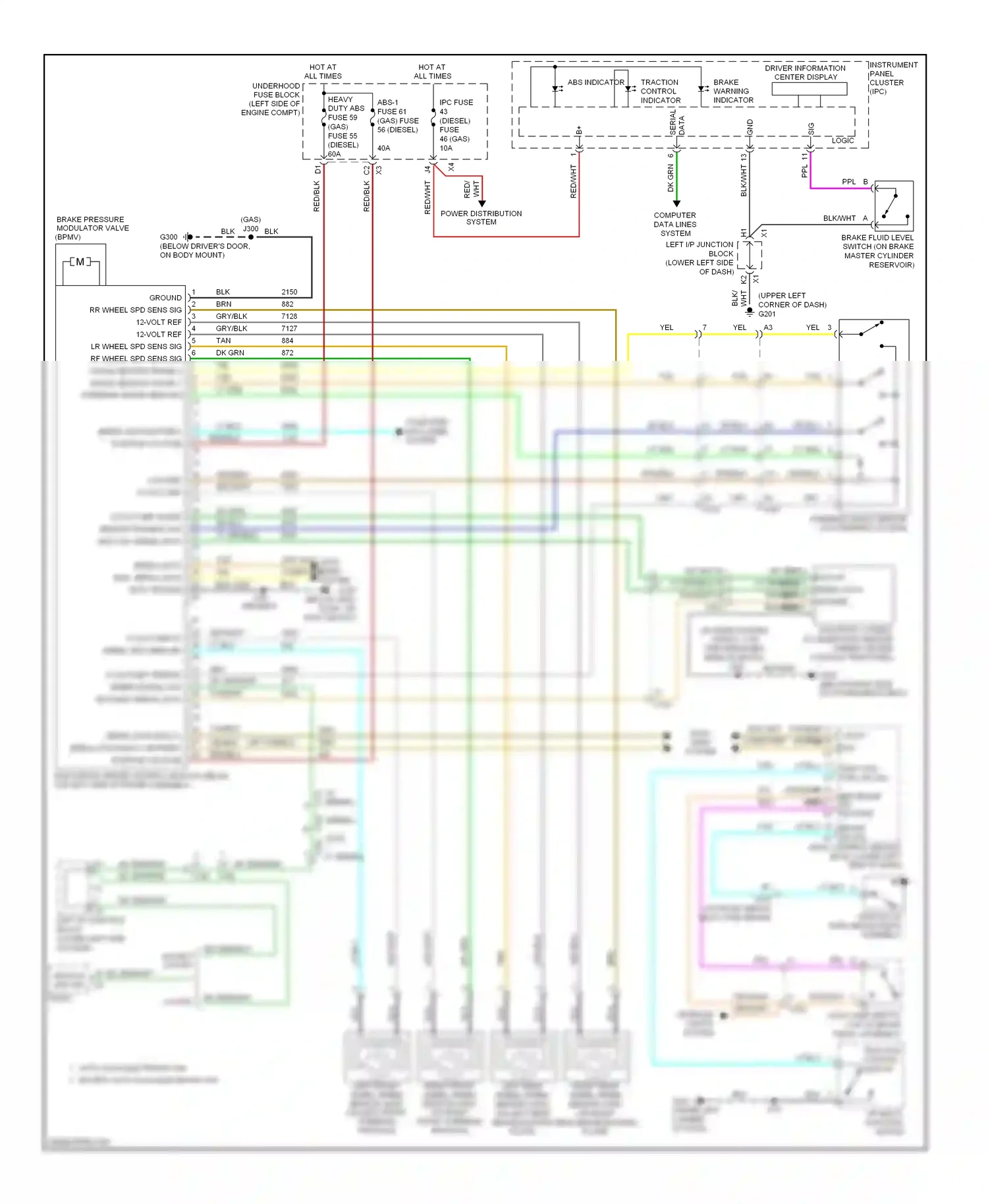GMC Sierra III (2013-2015) serial data wiring diagram  (11 of 29)