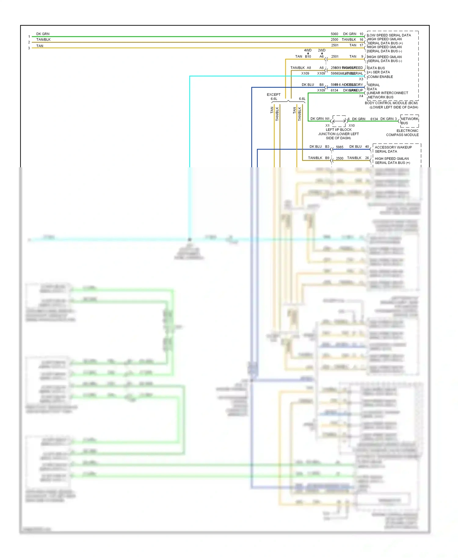 GMC Sierra III (2013-2015) serial data wiring diagram  (15 of 29)