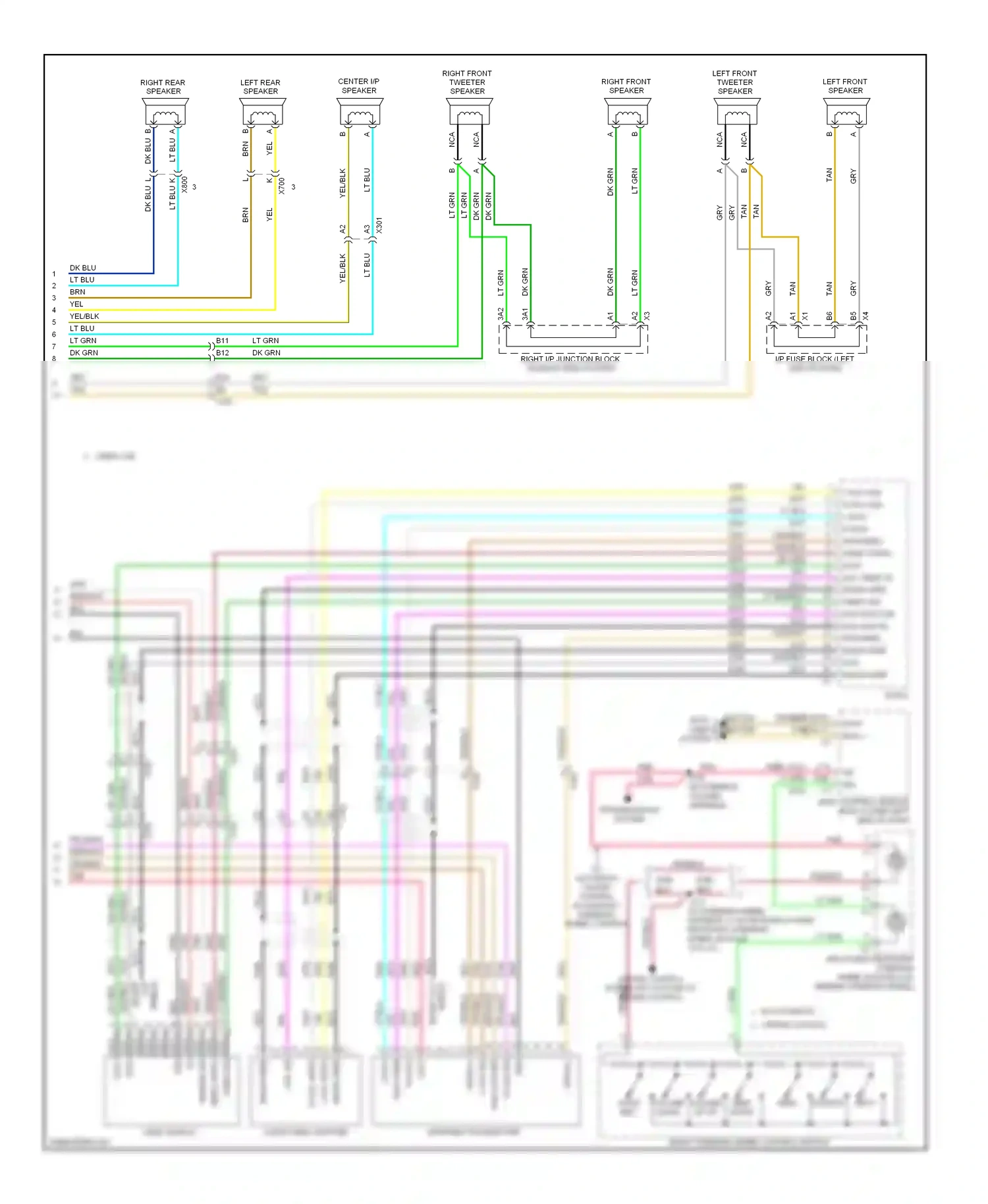 GMC Sierra III (2013-2015) source next wiring diagram  (1 of 5)