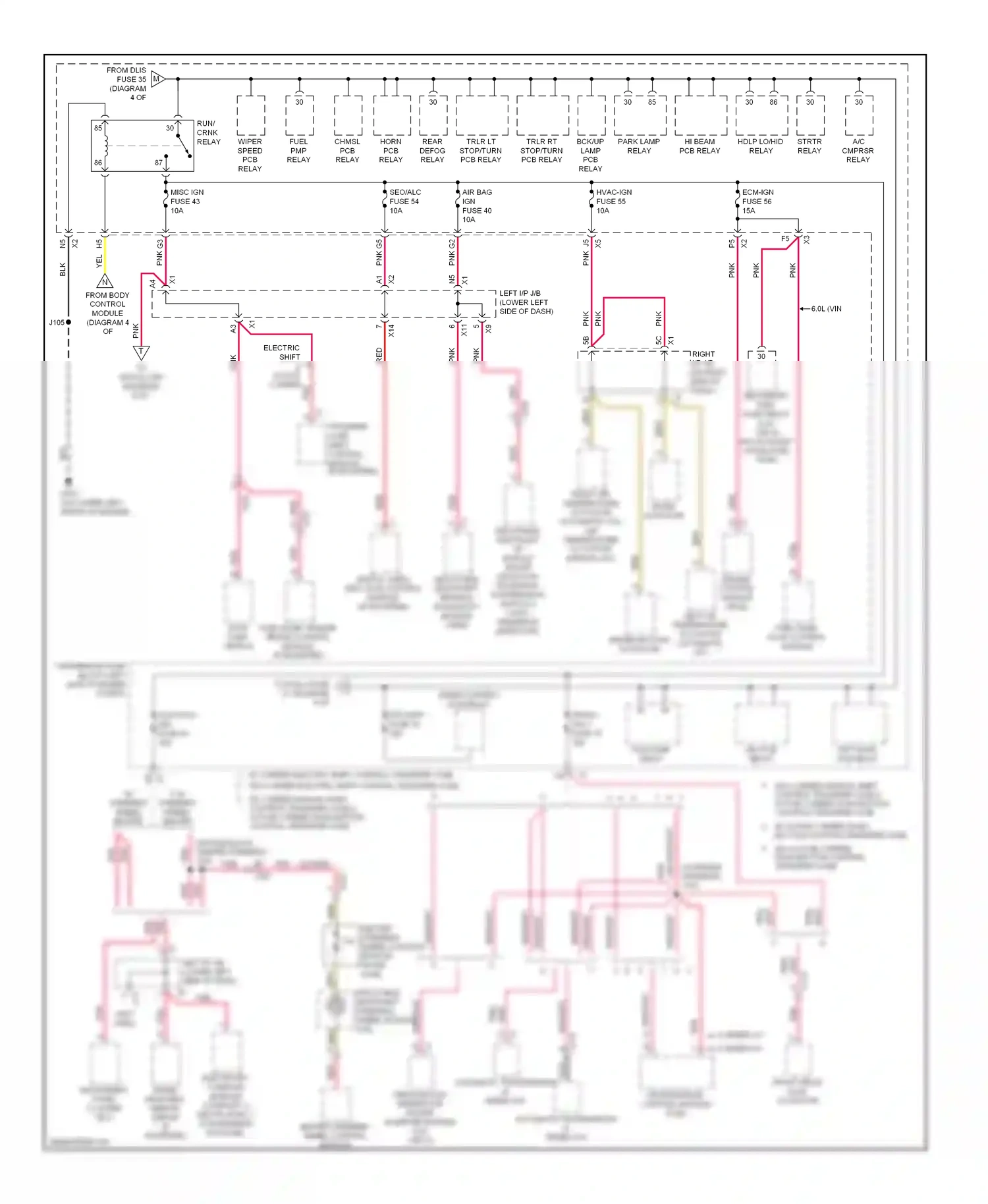 GMC Sierra III (2013-2015) transfer case shift control module (if equipped) wiring diagram  (1 of 2)