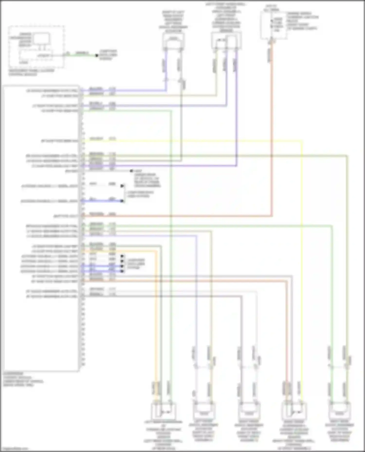 Sierra GMC IV facelift (2022-2024): Electronic suspension circuit