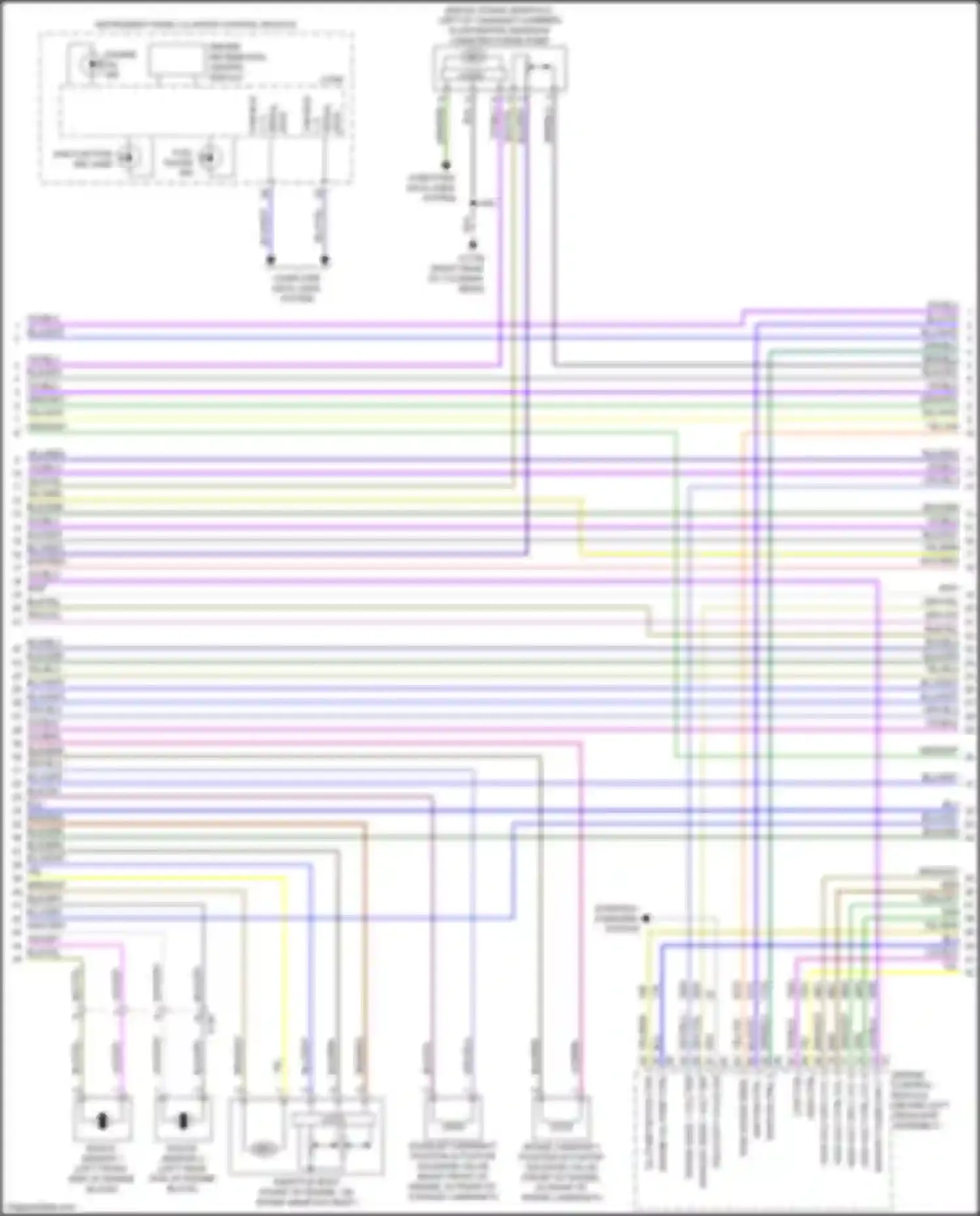 Sierra GMC IV facelift (2022-2024): Wiring diagram engine performance 2.7l vin k (5 of 8)