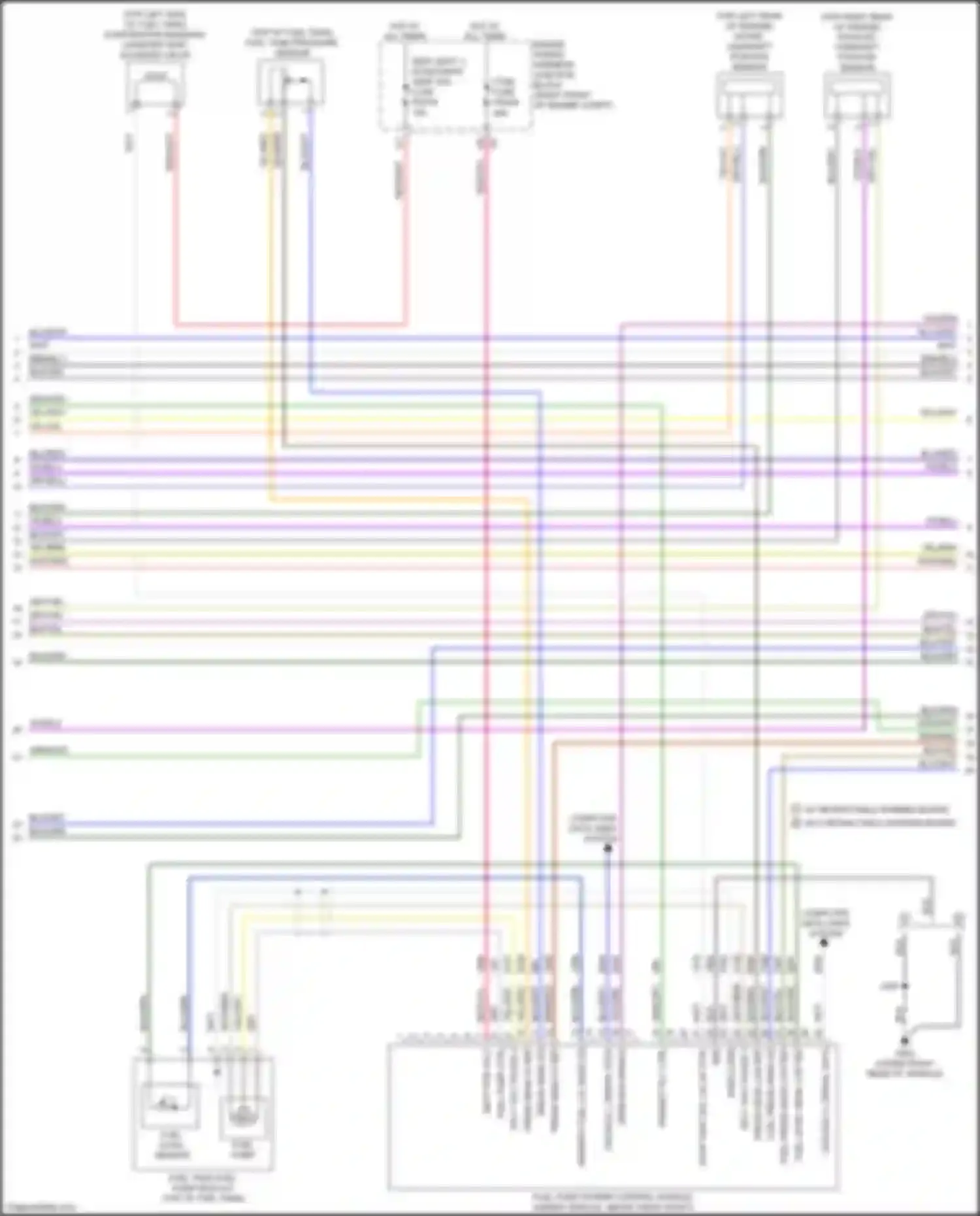 Sierra GMC IV facelift (2022-2024): Wiring diagram engine performance 2.7l vin k (7 of 8)