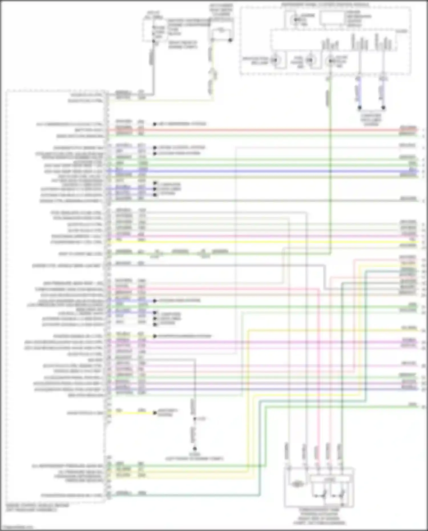 Sierra GMC IV facelift (2022-2024): Wiring diagram engine performance 3.0l vin 8 (1 of 9)