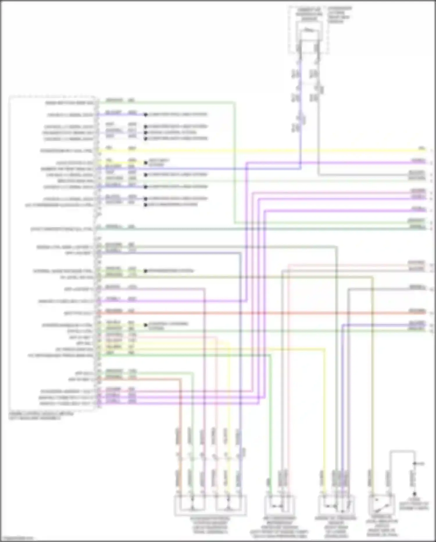 Sierra GMC IV facelift (2022-2024): Wiring diagram engine performance 5.3l vin d (1 of 7)