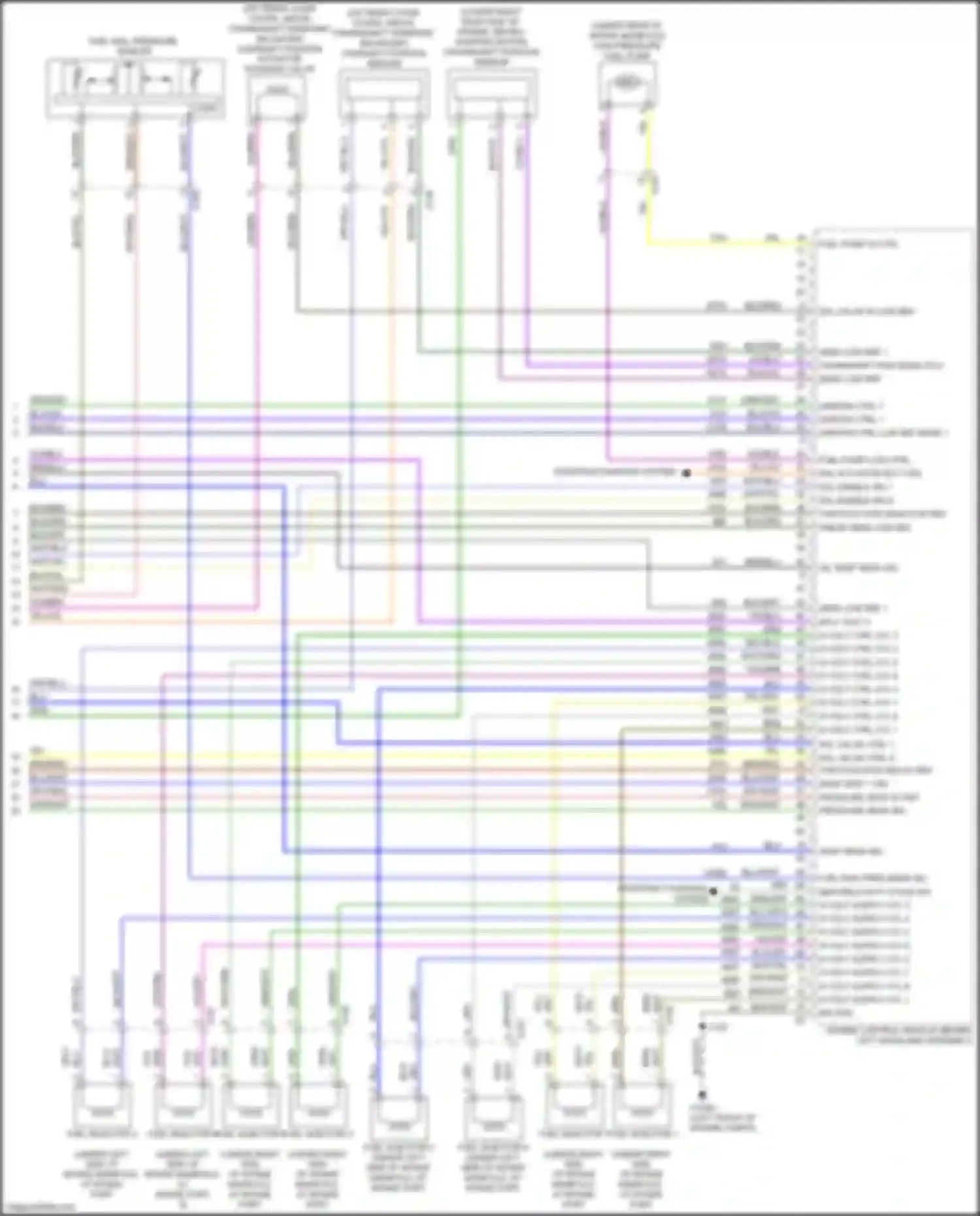 Sierra GMC IV facelift (2022-2024): Wiring diagram engine performance 5.3l vin d (7 of 7)