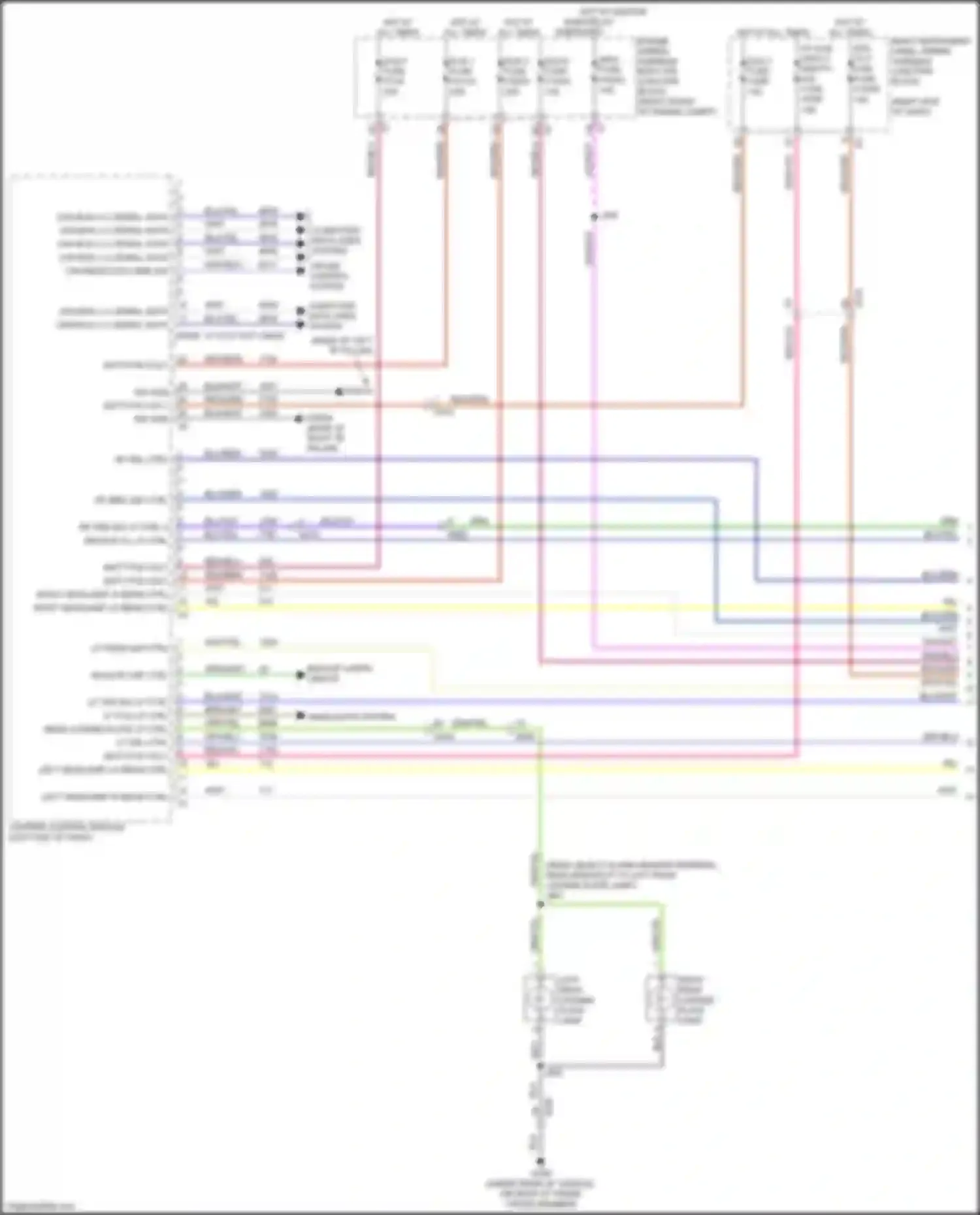 Sierra GMC IV facelift (2022-2024): Exterior lamps circuit (1 of 5)