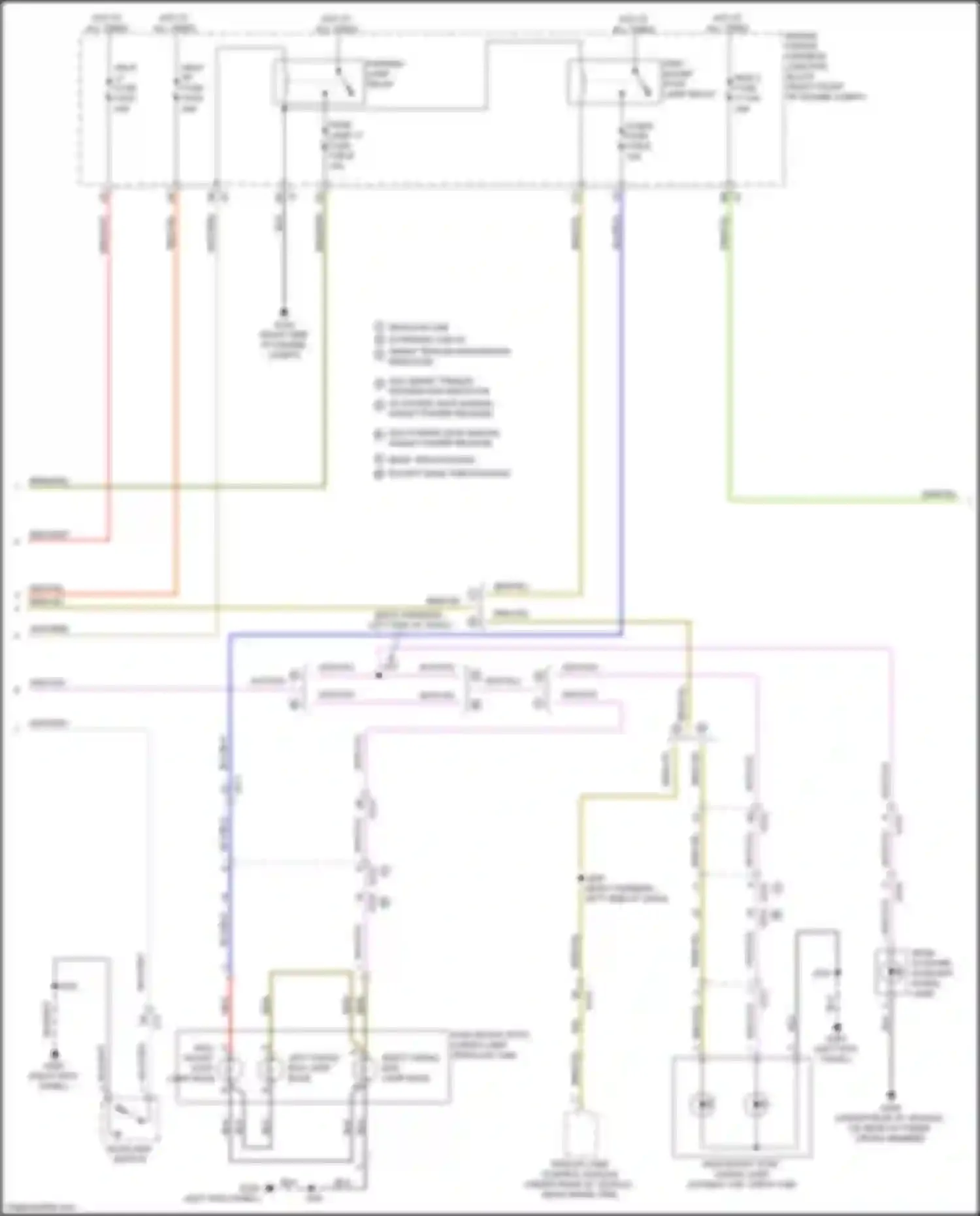 Sierra GMC IV facelift (2022-2024): Exterior lamps circuit (4 of 5)