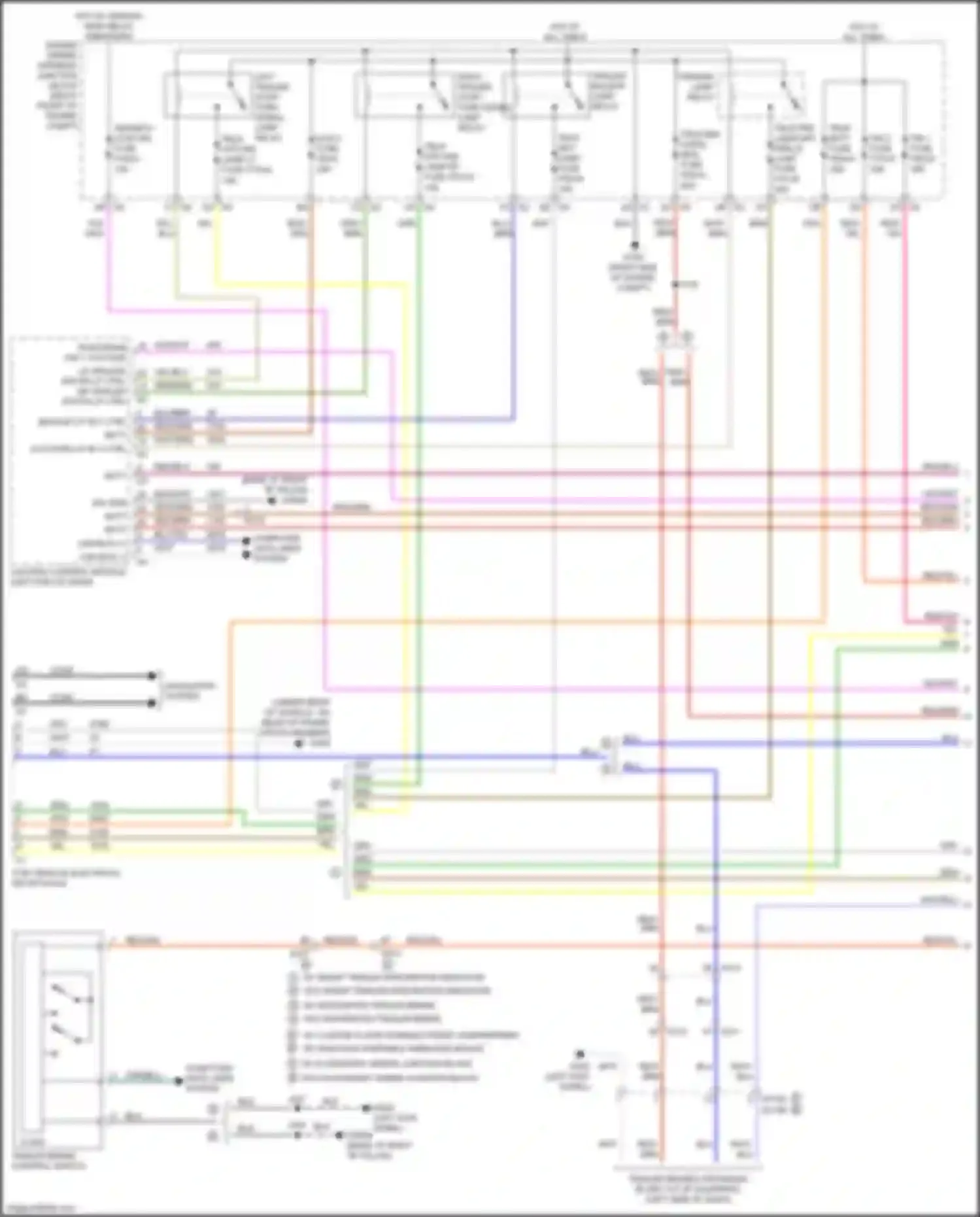 Sierra GMC IV facelift (2022-2024): Trailer tow circuit (1 of 2)