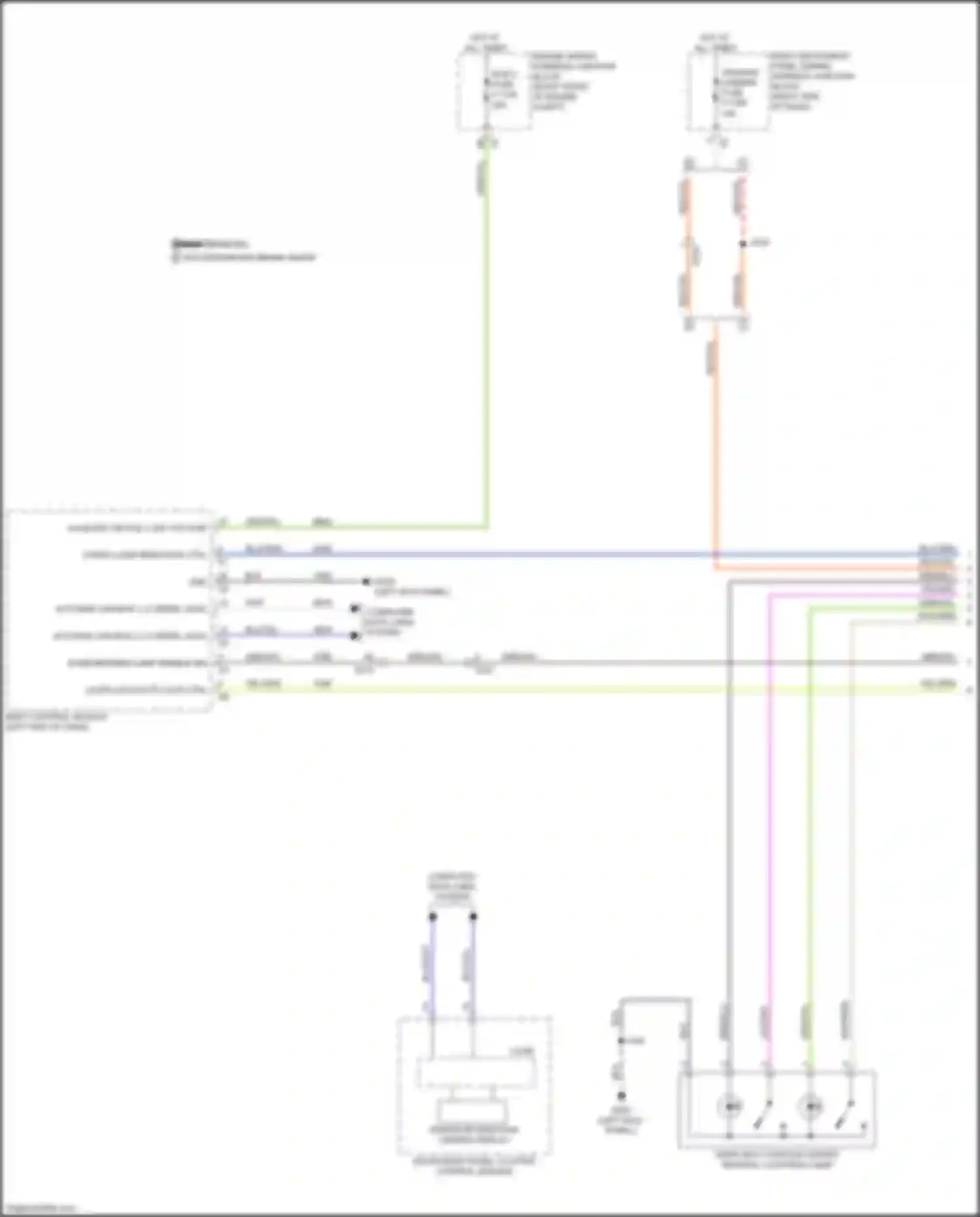 Sierra GMC IV facelift (2022-2024): Courtesy lamps circuit (1 of 3)