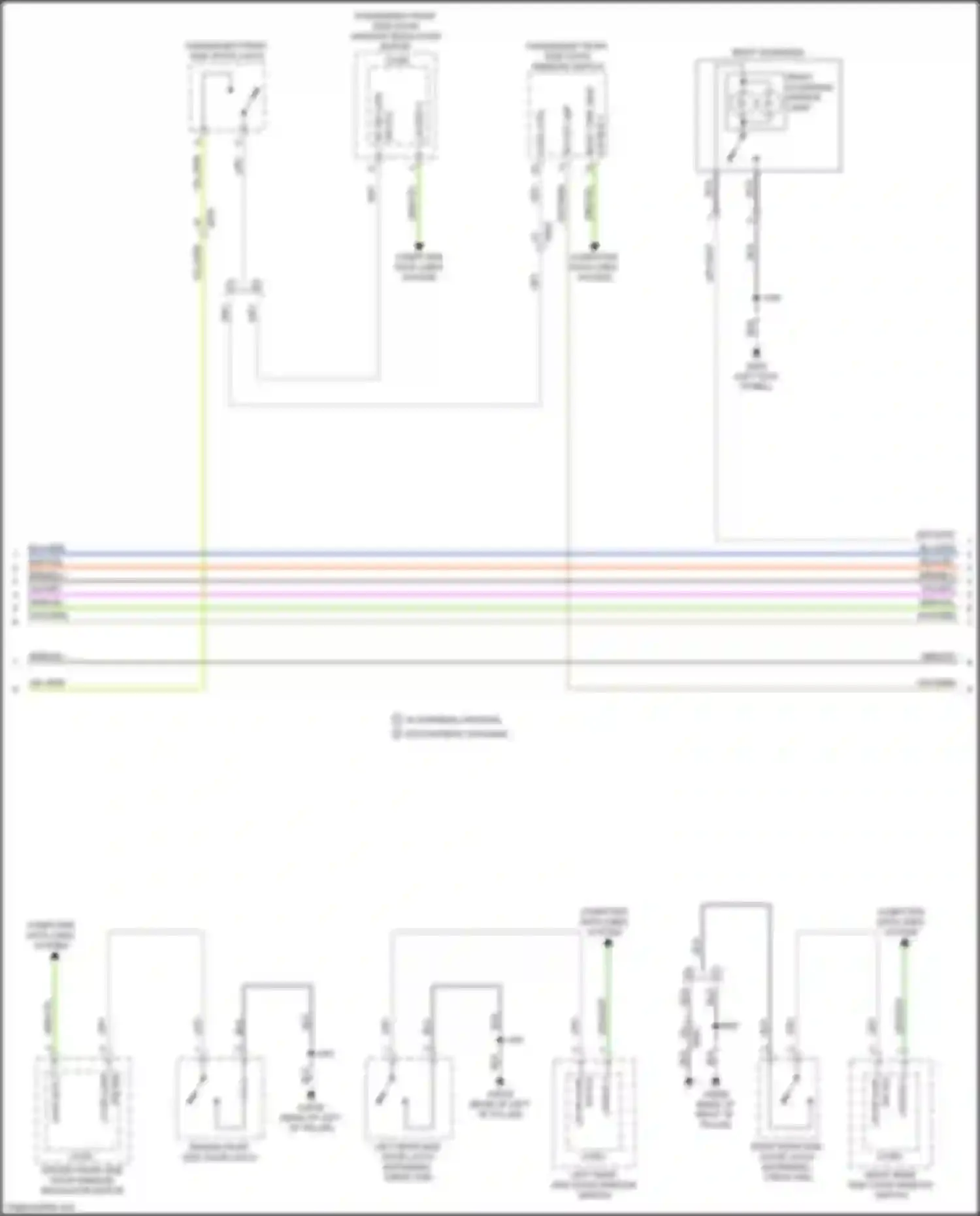 Sierra GMC IV facelift (2022-2024): Courtesy lamps circuit (2 of 3)