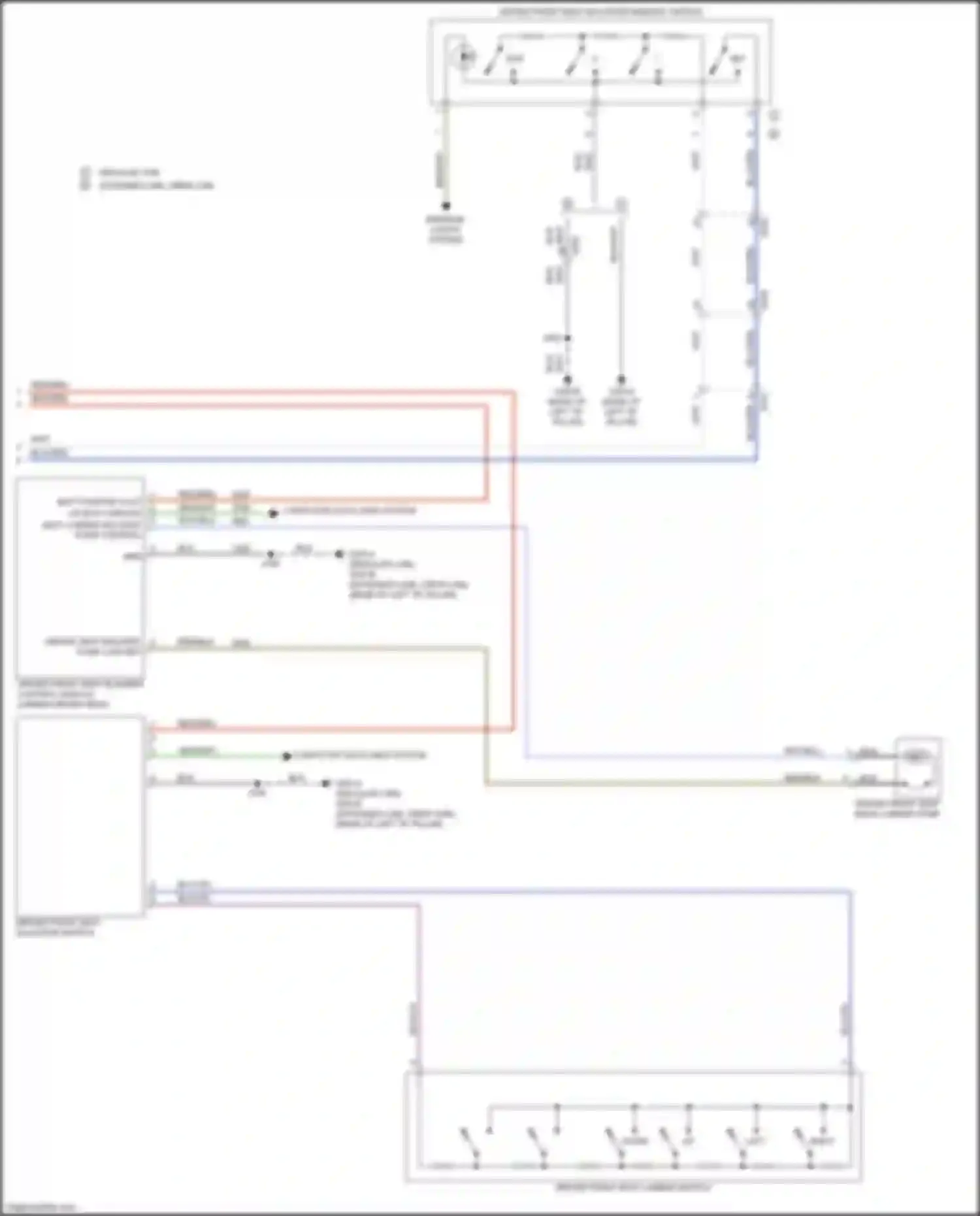 Sierra GMC IV facelift (2022-2024): Driver"s memory seat circuit (2 of 2)