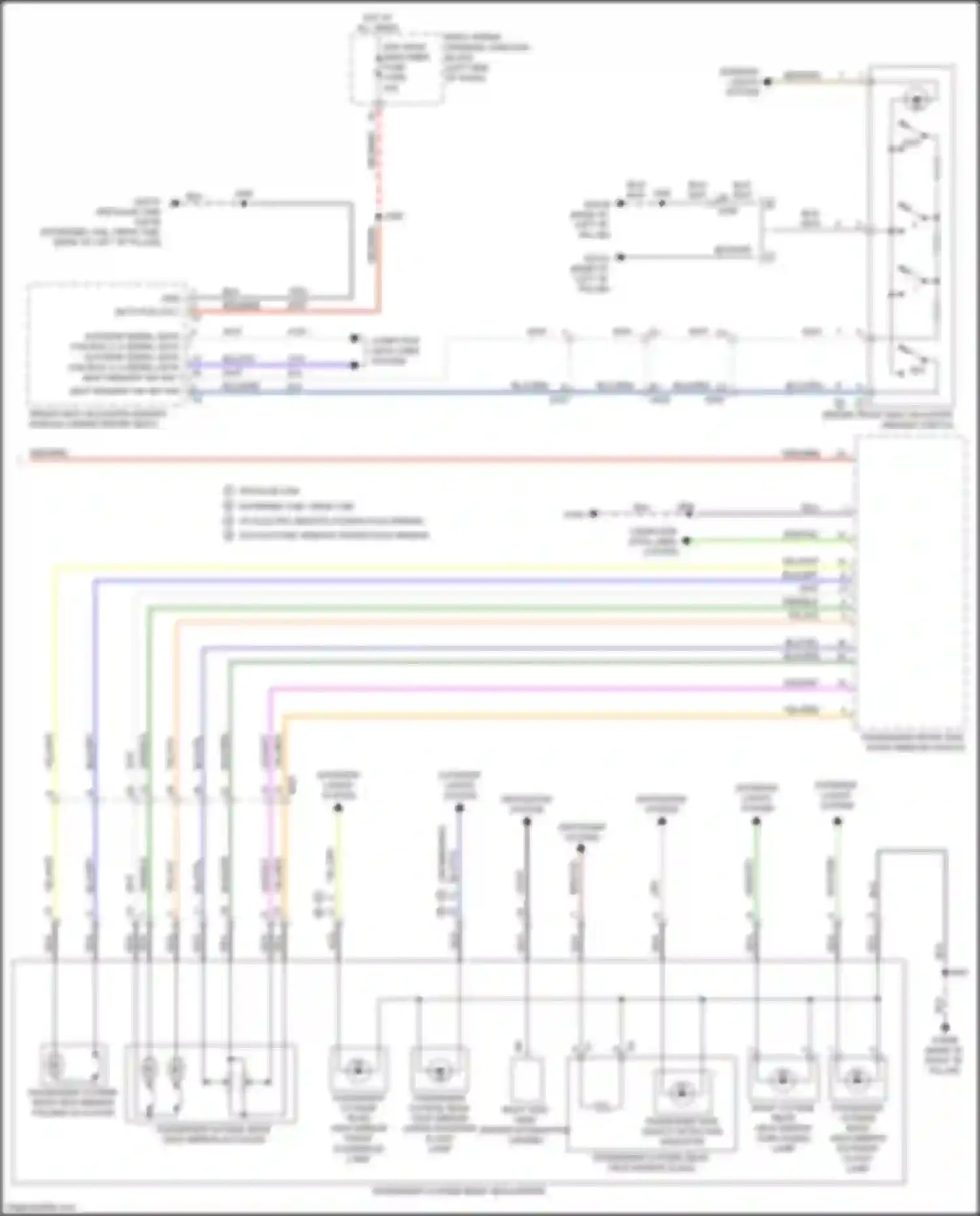 Sierra GMC IV facelift (2022-2024): Memory mirrors circuit (2 of 2)