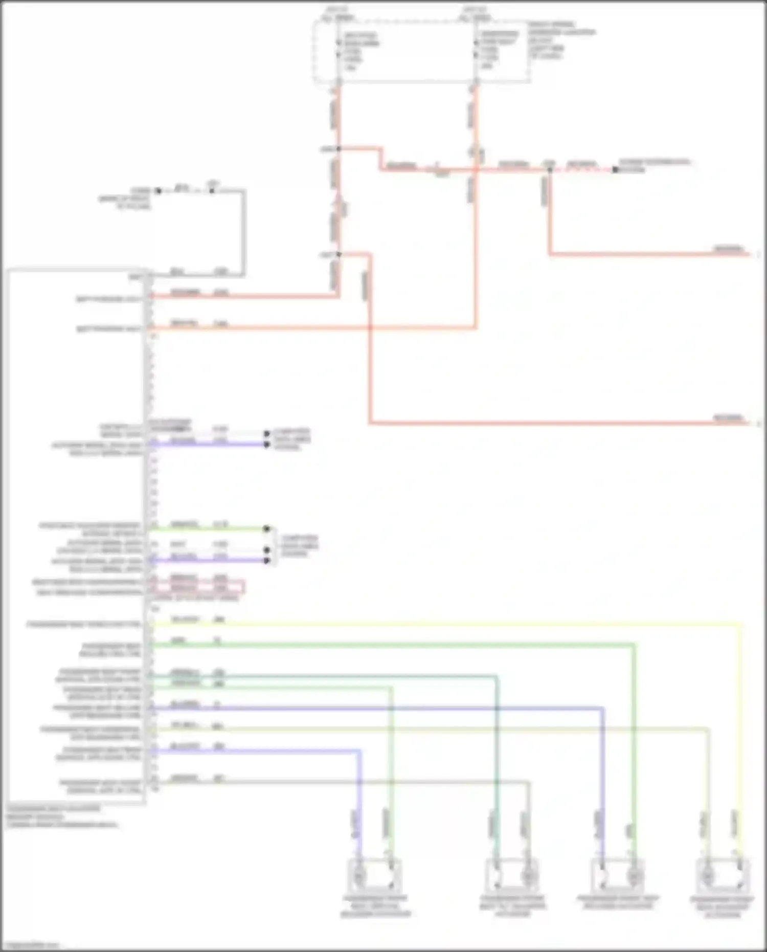 Sierra GMC IV facelift (2022-2024): Passenger"s memory seat circuit (1 of 2)