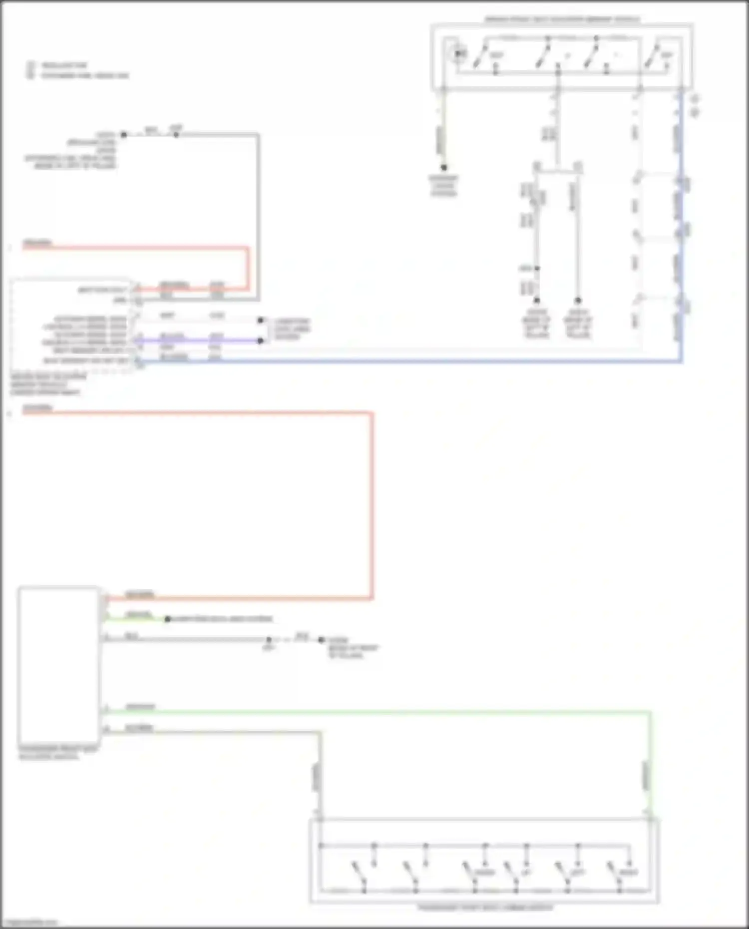 Sierra GMC IV facelift (2022-2024): Passenger"s memory seat circuit (2 of 2)