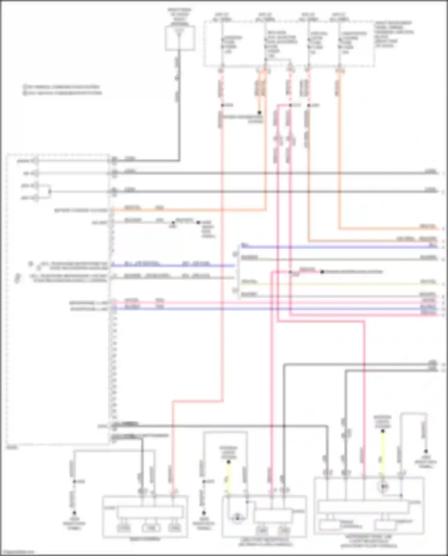 Sierra GMC IV facelift (2022-2024): Navigation circuit, mid/high level w/ branded amplifier (1 of 5)