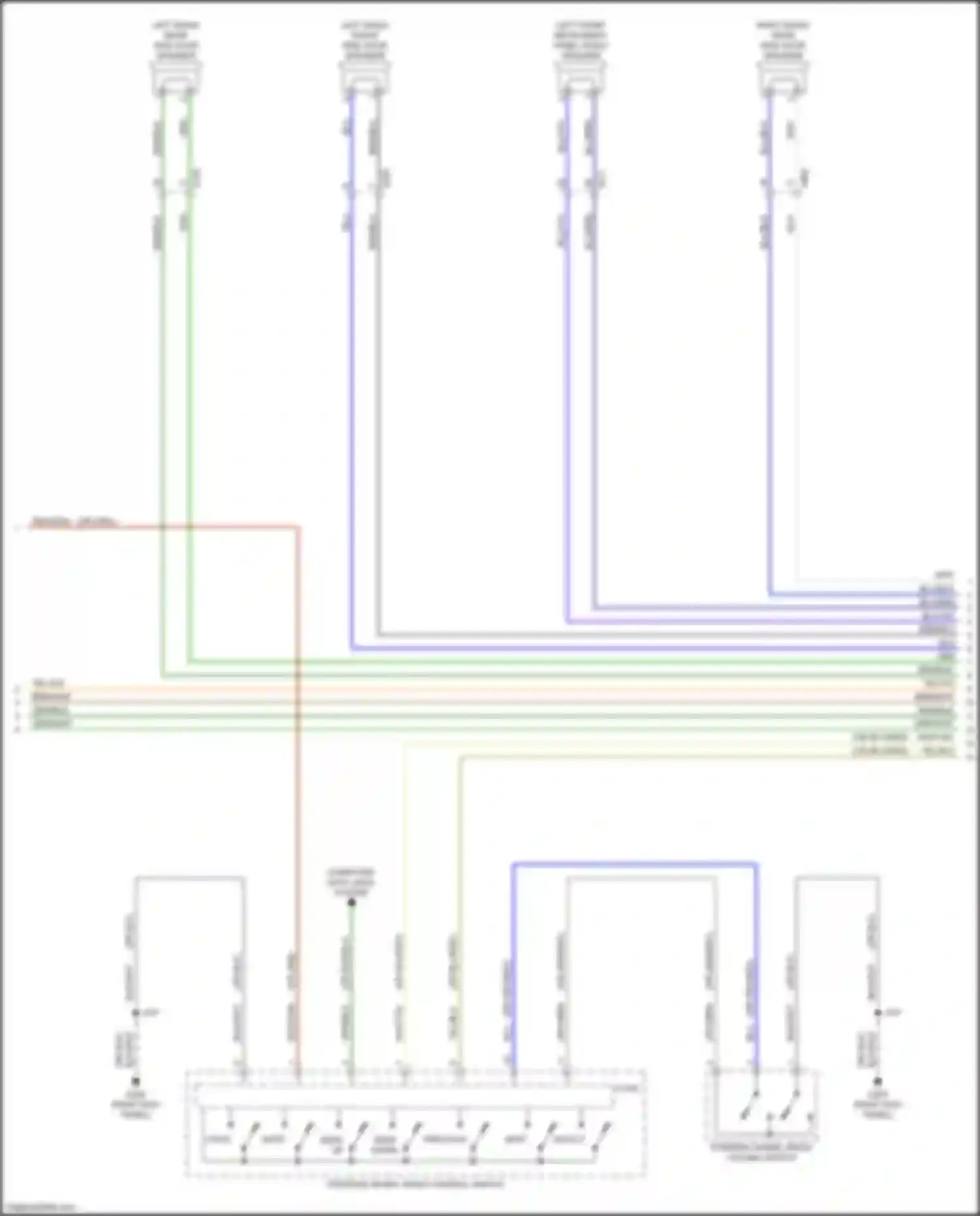 Sierra GMC IV facelift (2022-2024): Navigation circuit, mid/high level w/ branded amplifier (3 of 5)