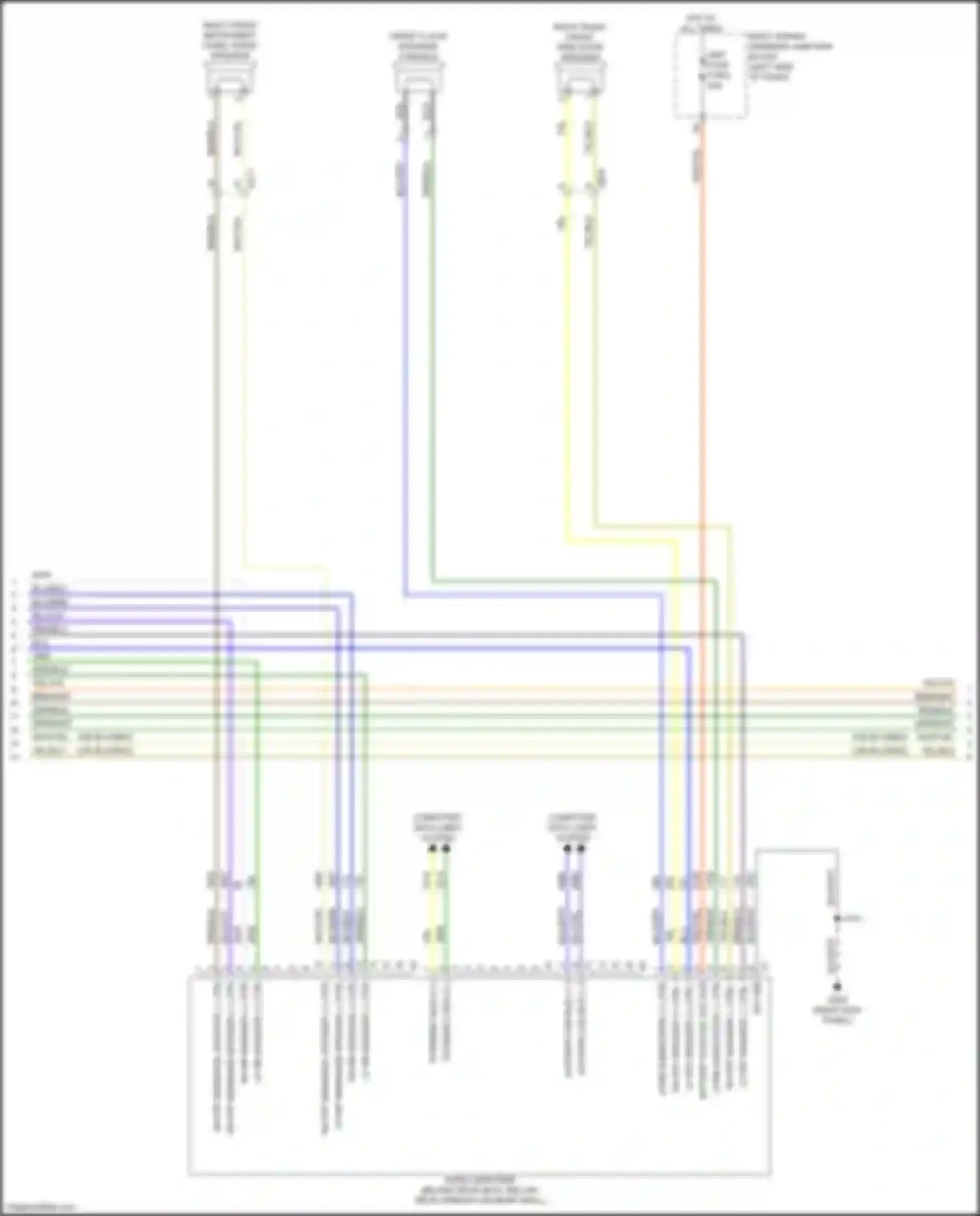 Sierra GMC IV facelift (2022-2024): Navigation circuit, mid/high level w/ branded amplifier (4 of 5)
