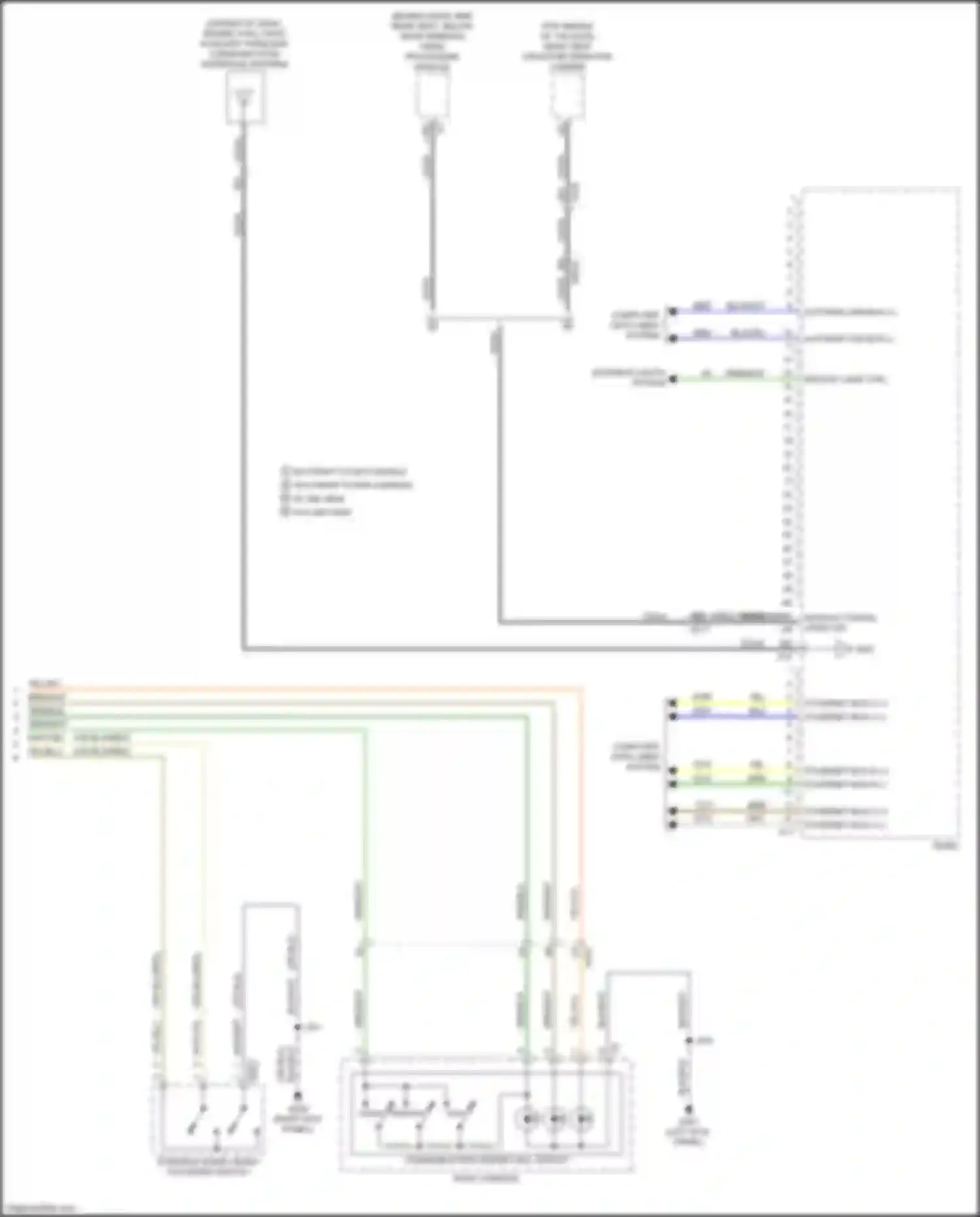 Sierra GMC IV facelift (2022-2024): Navigation circuit, mid/high level w/ branded amplifier (5 of 5)