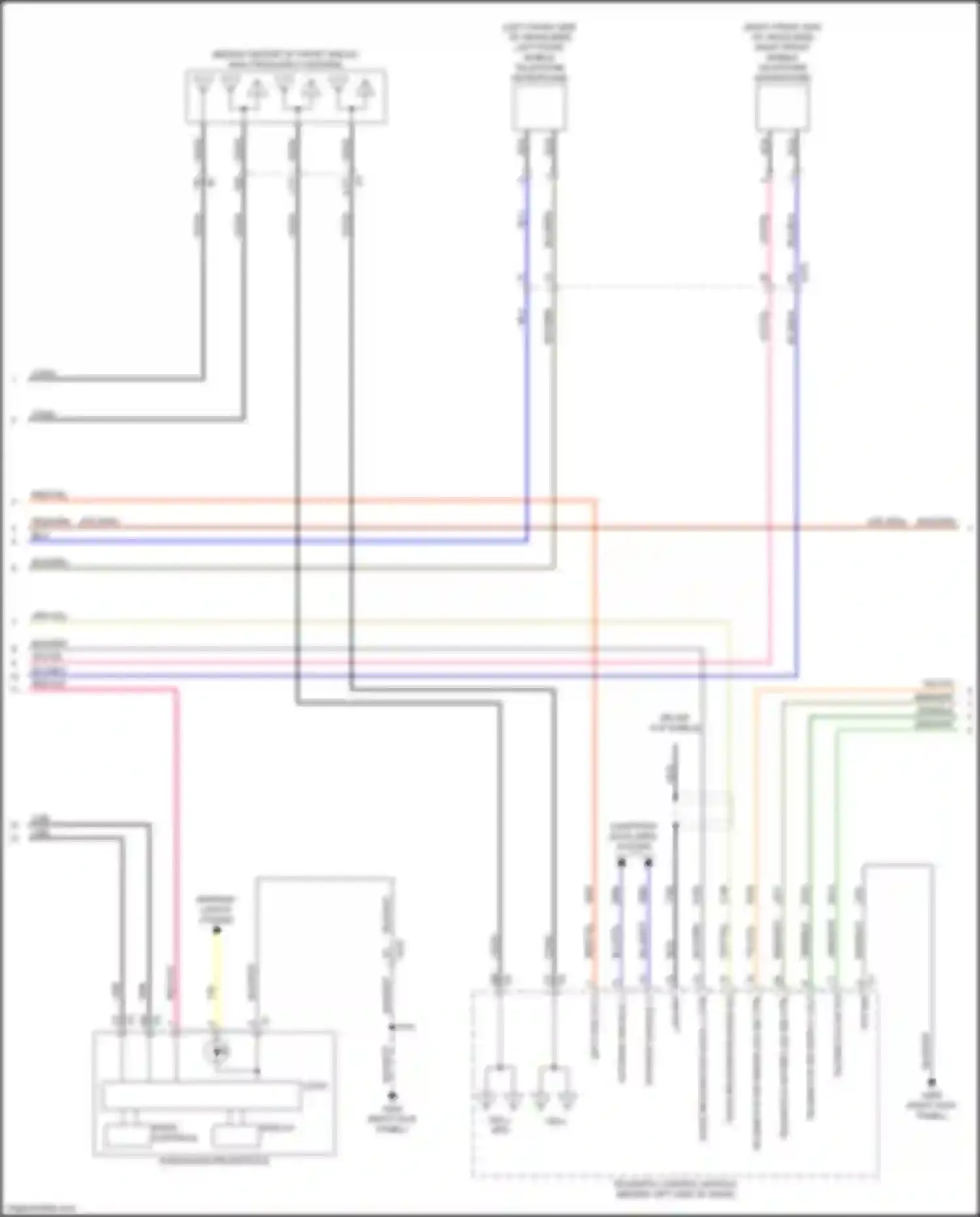 Sierra GMC IV facelift (2022-2024): Navigation circuit, mid/high level w/ branded surround amplifier (2 of 5)