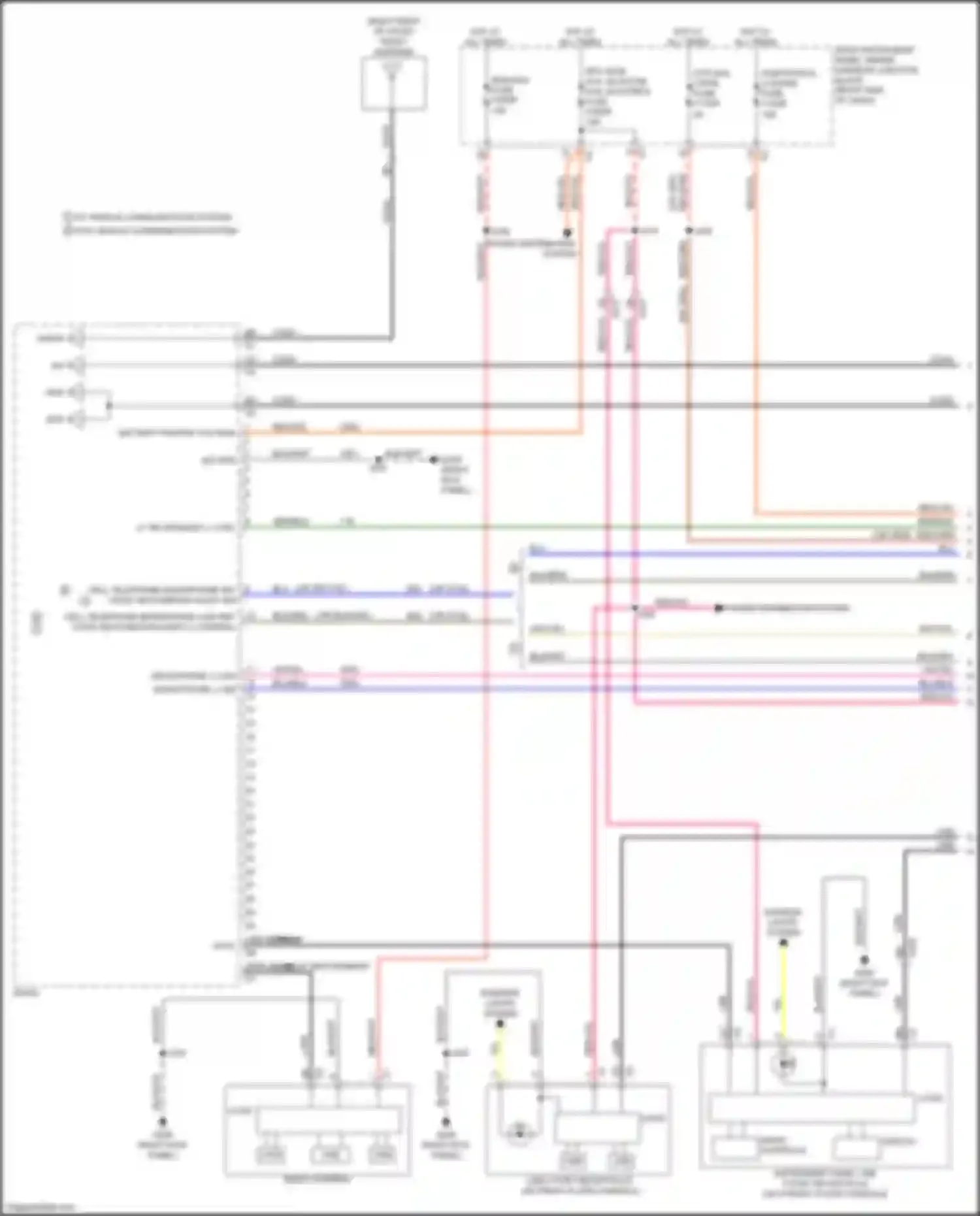 Sierra GMC IV facelift (2022-2024): Navigation circuit, mid/high level w/o amplifier (1 of 4)
