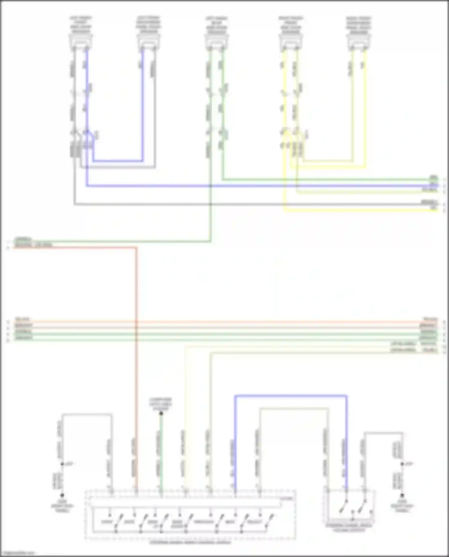 Sierra GMC IV facelift (2022-2024): Navigation circuit, mid/high level w/o amplifier (3 of 4)