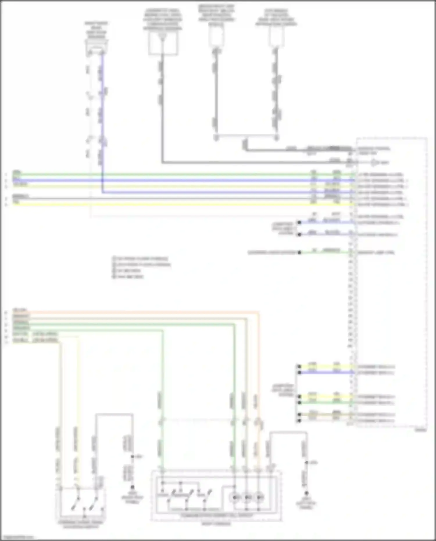 Sierra GMC IV facelift (2022-2024): Navigation circuit, mid/high level w/o amplifier (4 of 4)