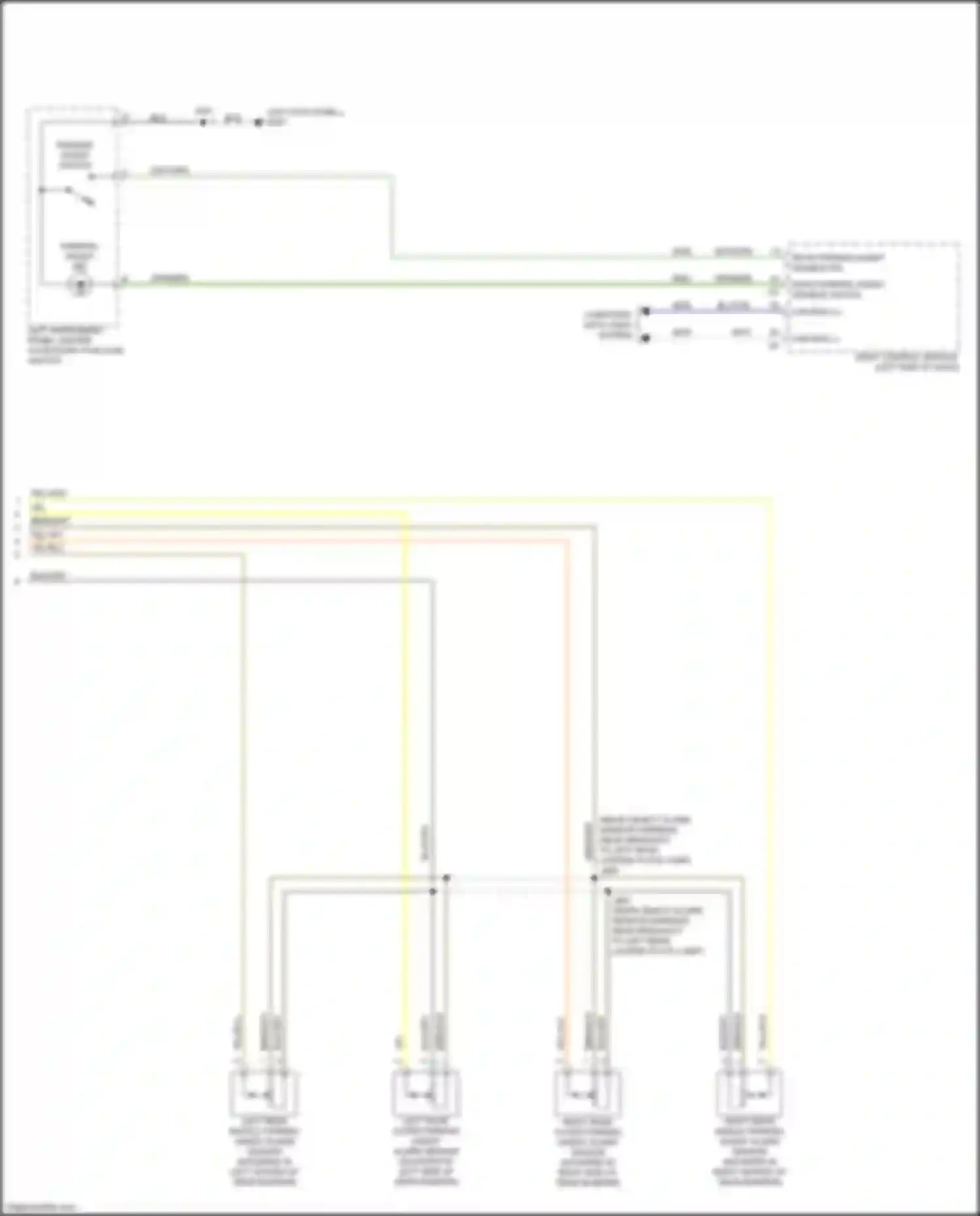 Sierra GMC IV facelift (2022-2024): Parking assistant circuit (2 of 2)