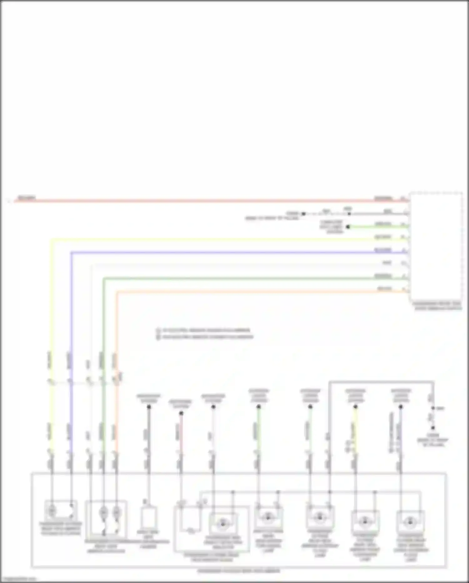 Sierra GMC IV facelift (2022-2024): Power mirrors circuit (2 of 2)
