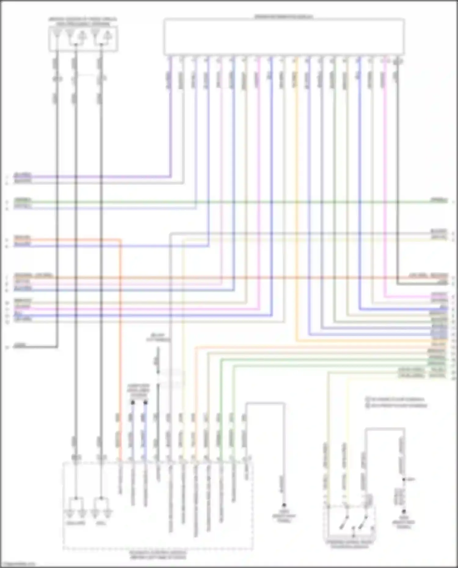 Sierra GMC IV facelift (2022-2024): Radio circuit, low level (2 of 4)