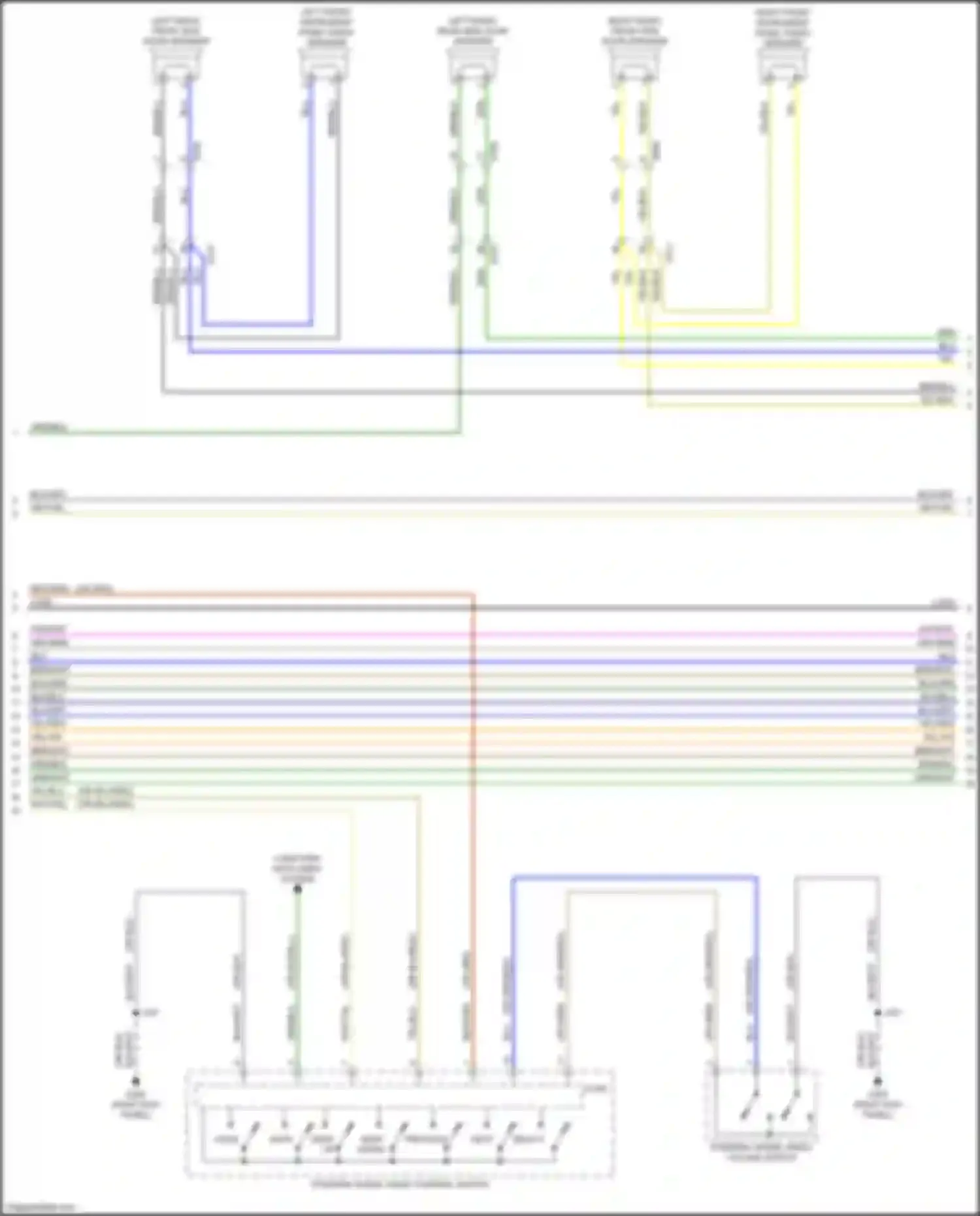 Sierra GMC IV facelift (2022-2024): Radio circuit, low level (3 of 4)