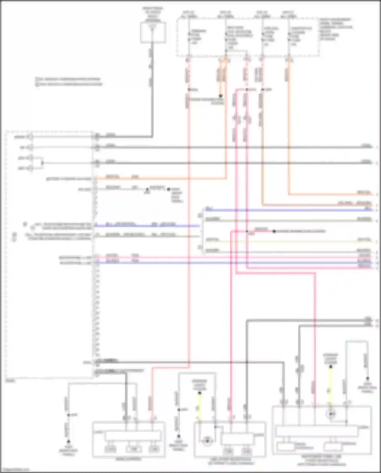 Sierra GMC IV facelift (2022-2024): Radio circuit, mid/high level w/ branded surround amplifier (1 of 5)
