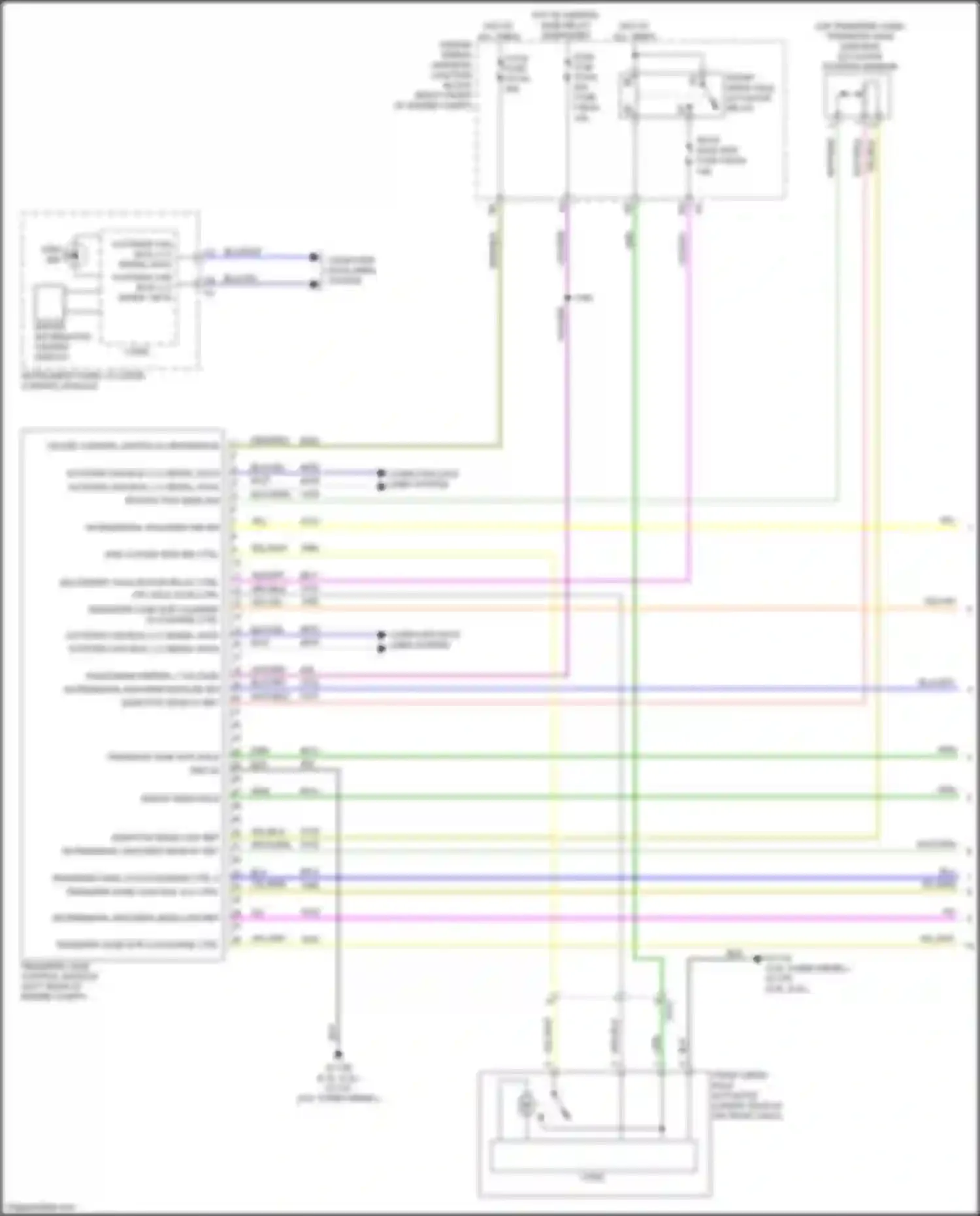 Sierra GMC IV facelift (2022-2024): Transfer case circuit (1 of 2)