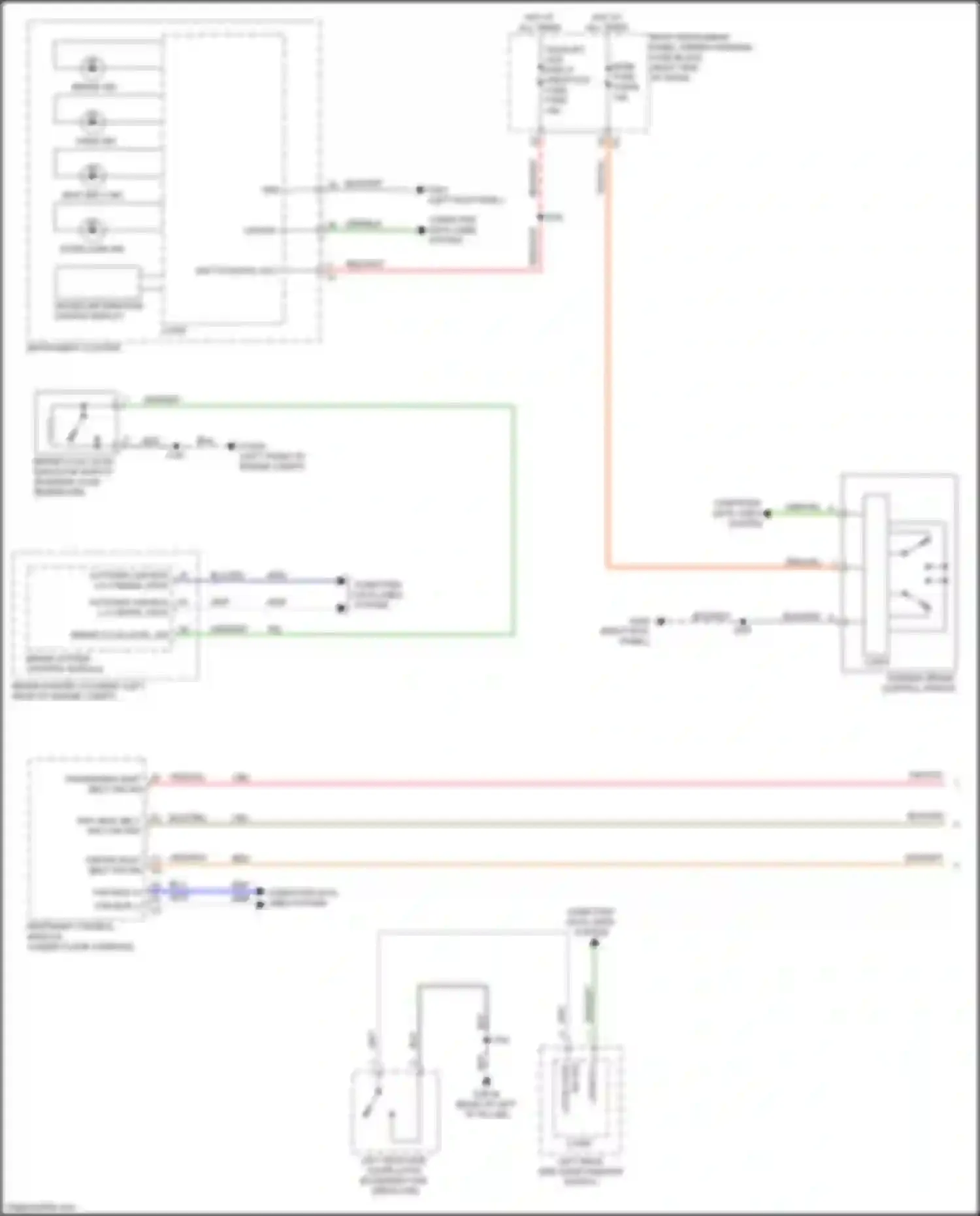 Sierra GMC IV facelift (2022-2024): Chime circuit (1 of 2)