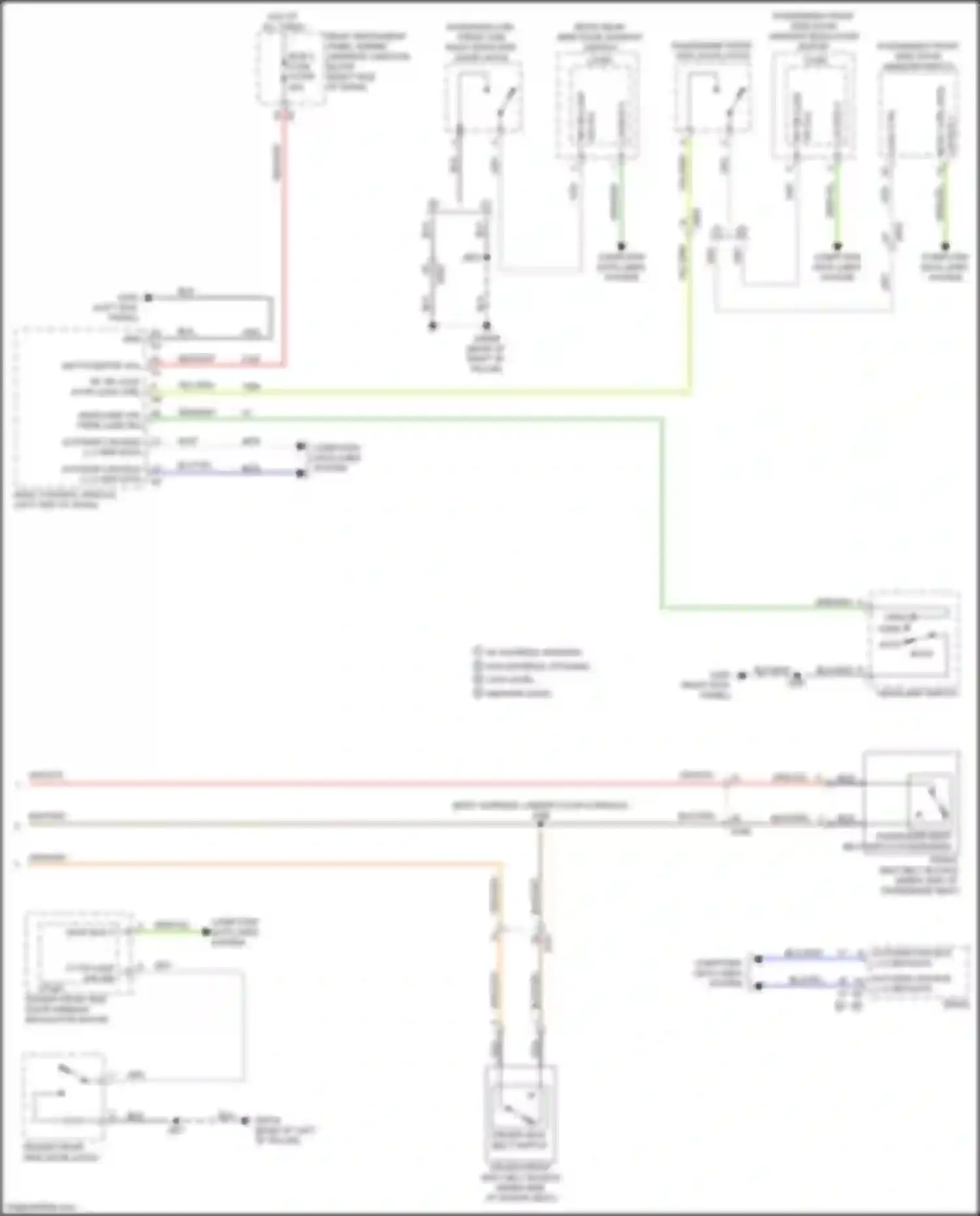 Sierra GMC IV facelift (2022-2024): Chime circuit (2 of 2)
