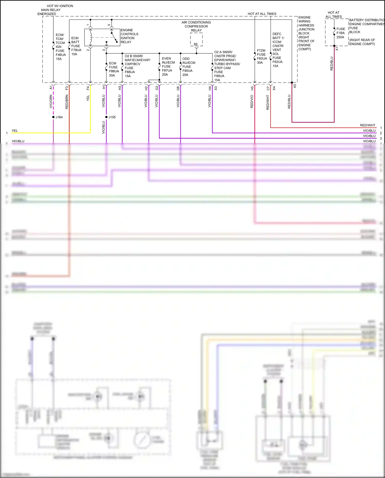 GMC Sierra IV facelift (2022-2024) computer data lines system wiring diagram  (155 of 165)