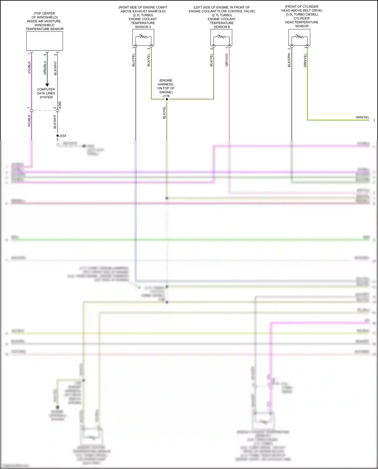 GMC Sierra IV facelift (2022-2024) computer data lines system wiring diagram  (129 of 165)