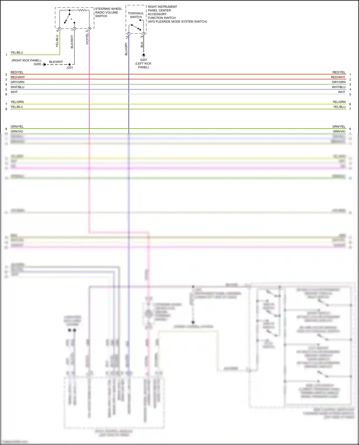 GMC Sierra IV facelift (2022-2024) computer data lines system wiring diagram  (51 of 165)