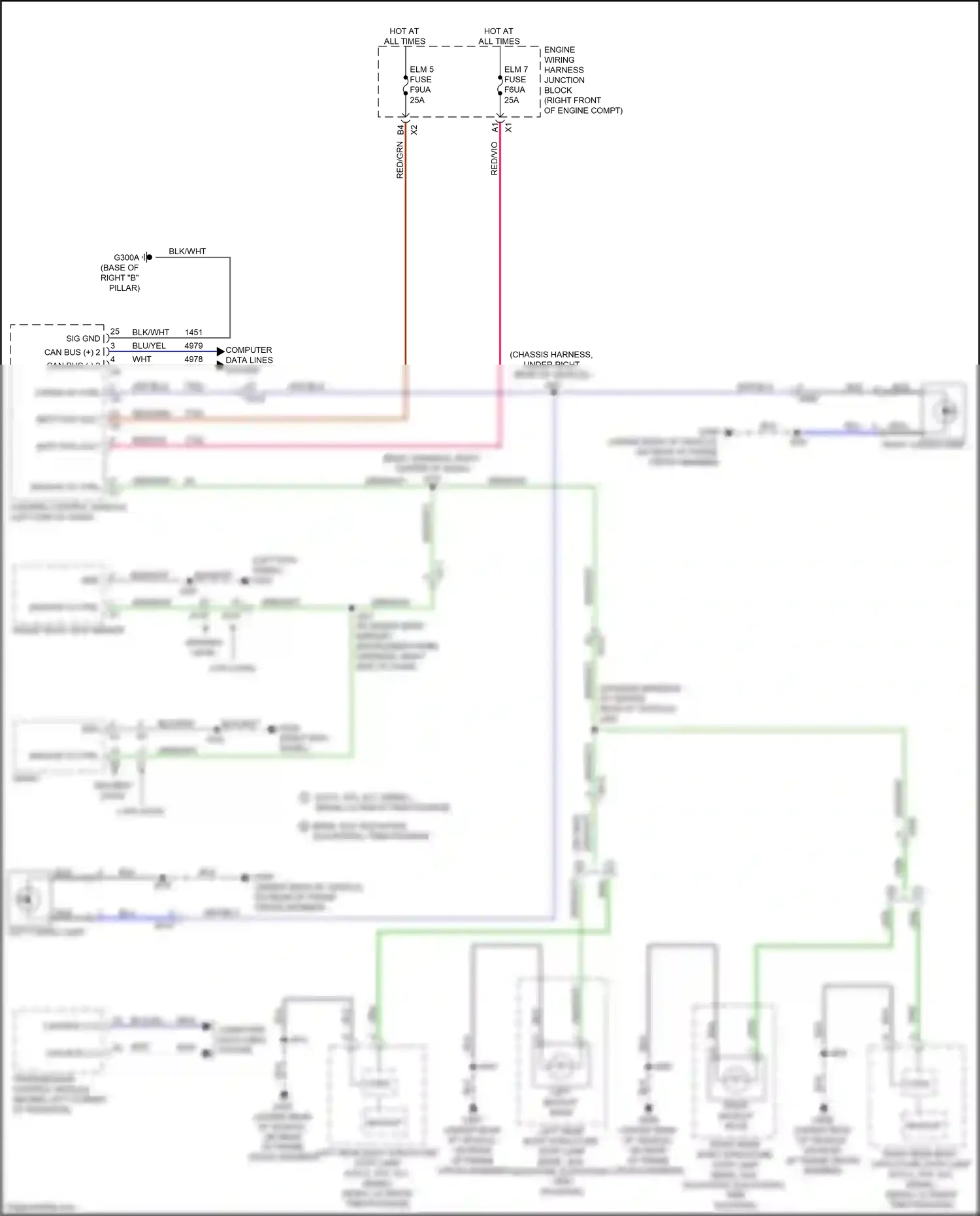 GMC Sierra IV facelift (2022-2024) computer data lines system wiring diagram  (131 of 165)