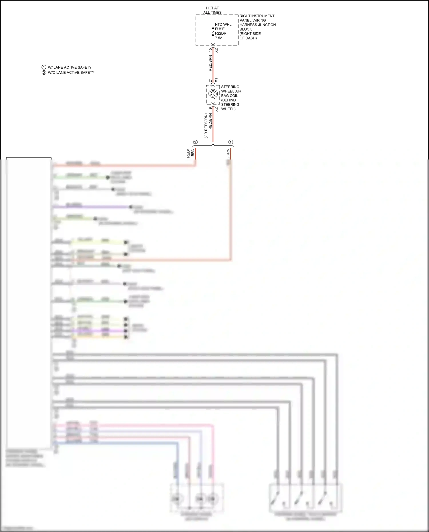 GMC Sierra IV facelift (2022-2024) computer data lines system wiring diagram  (110 of 165)