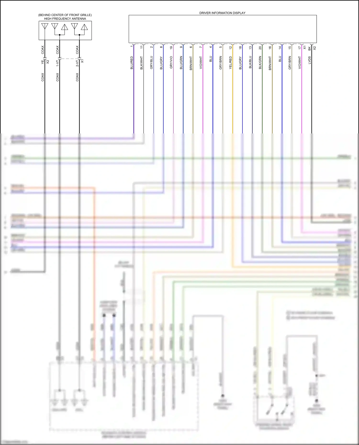 GMC Sierra IV facelift (2022-2024) computer data lines system wiring diagram  (64 of 165)