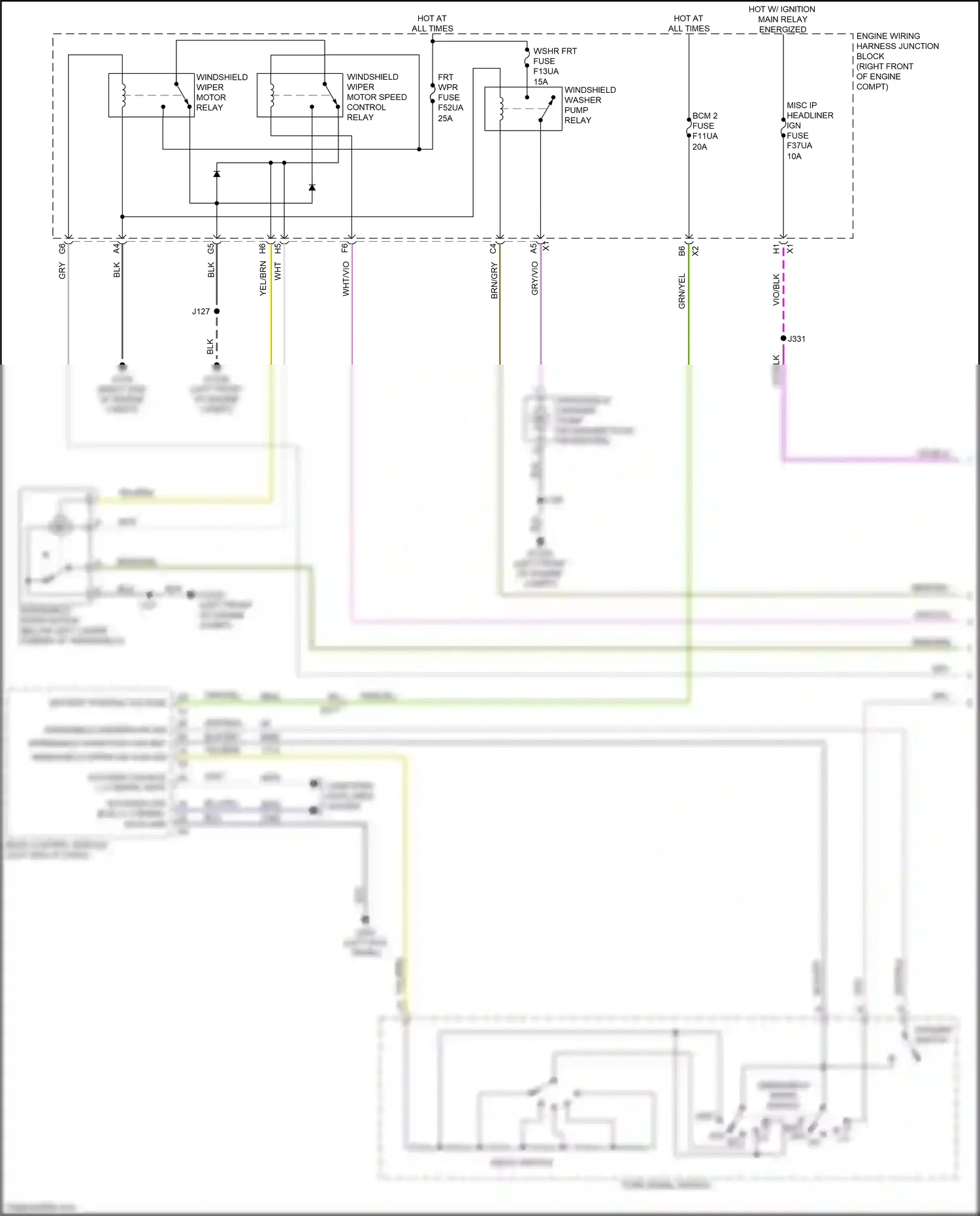 GMC Sierra IV facelift (2022-2024) computer data lines system wiring diagram  (9 of 165)