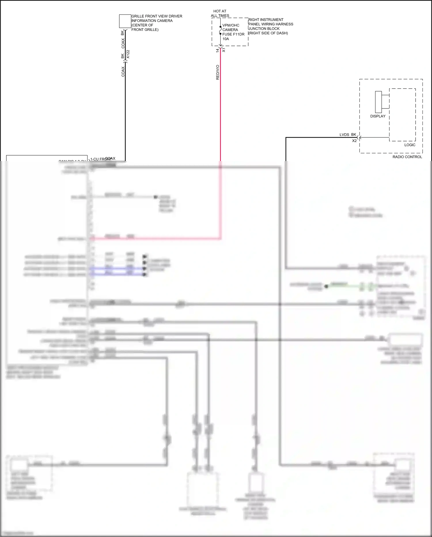 GMC Sierra IV facelift (2022-2024) computer data lines system wiring diagram  (81 of 165)
