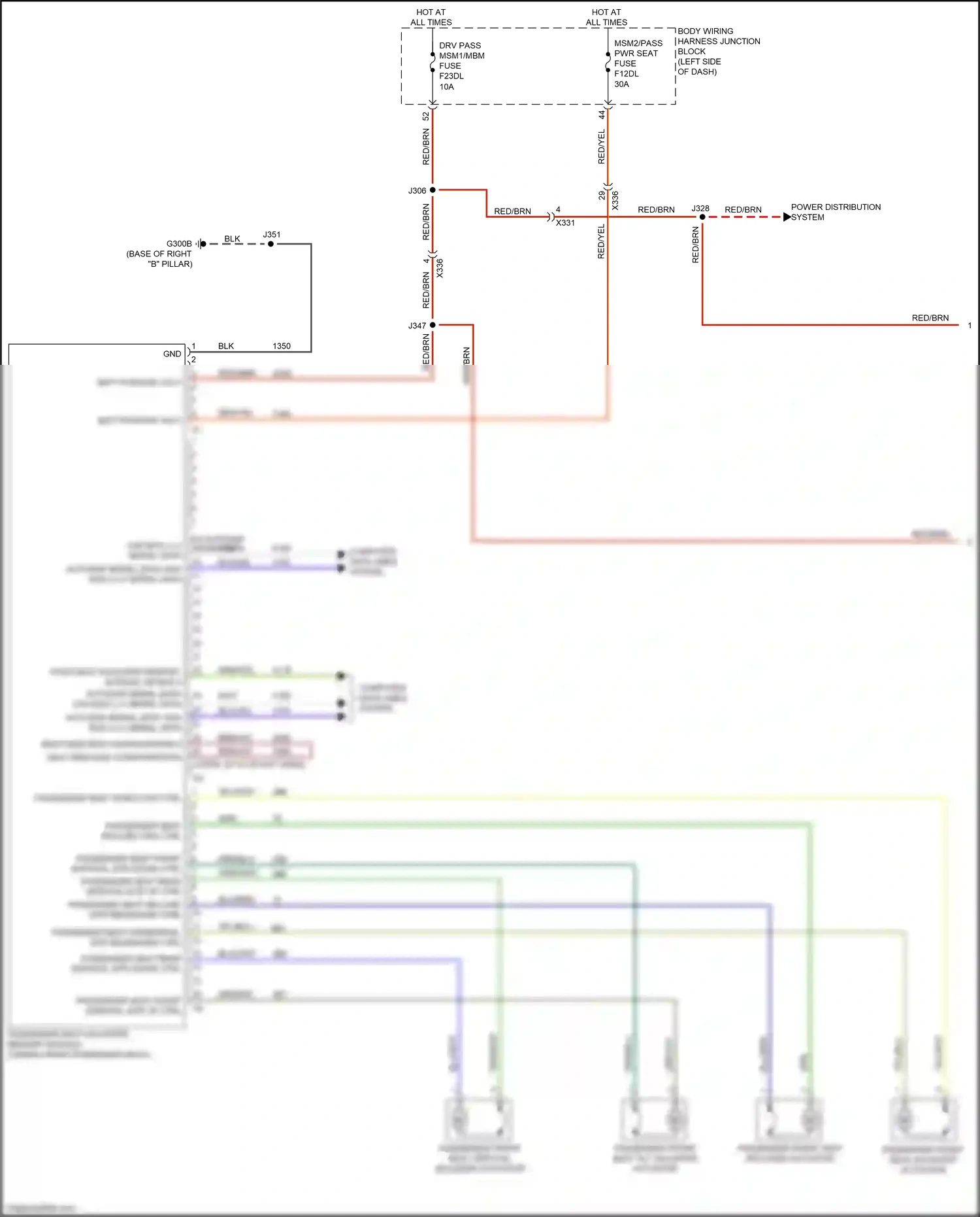 GMC Sierra IV facelift (2022-2024) computer data lines system wiring diagram  (7 of 165)