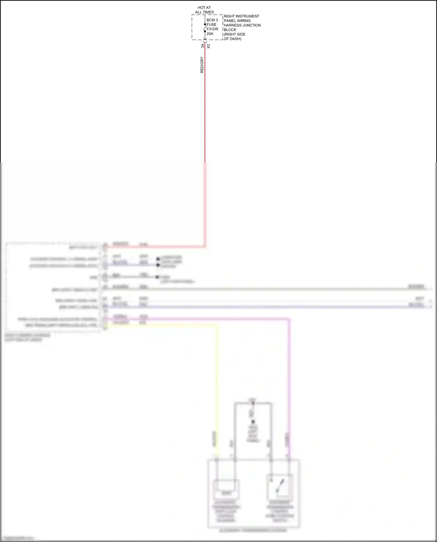 GMC Sierra IV facelift (2022-2024) computer data lines system wiring diagram  (27 of 165)