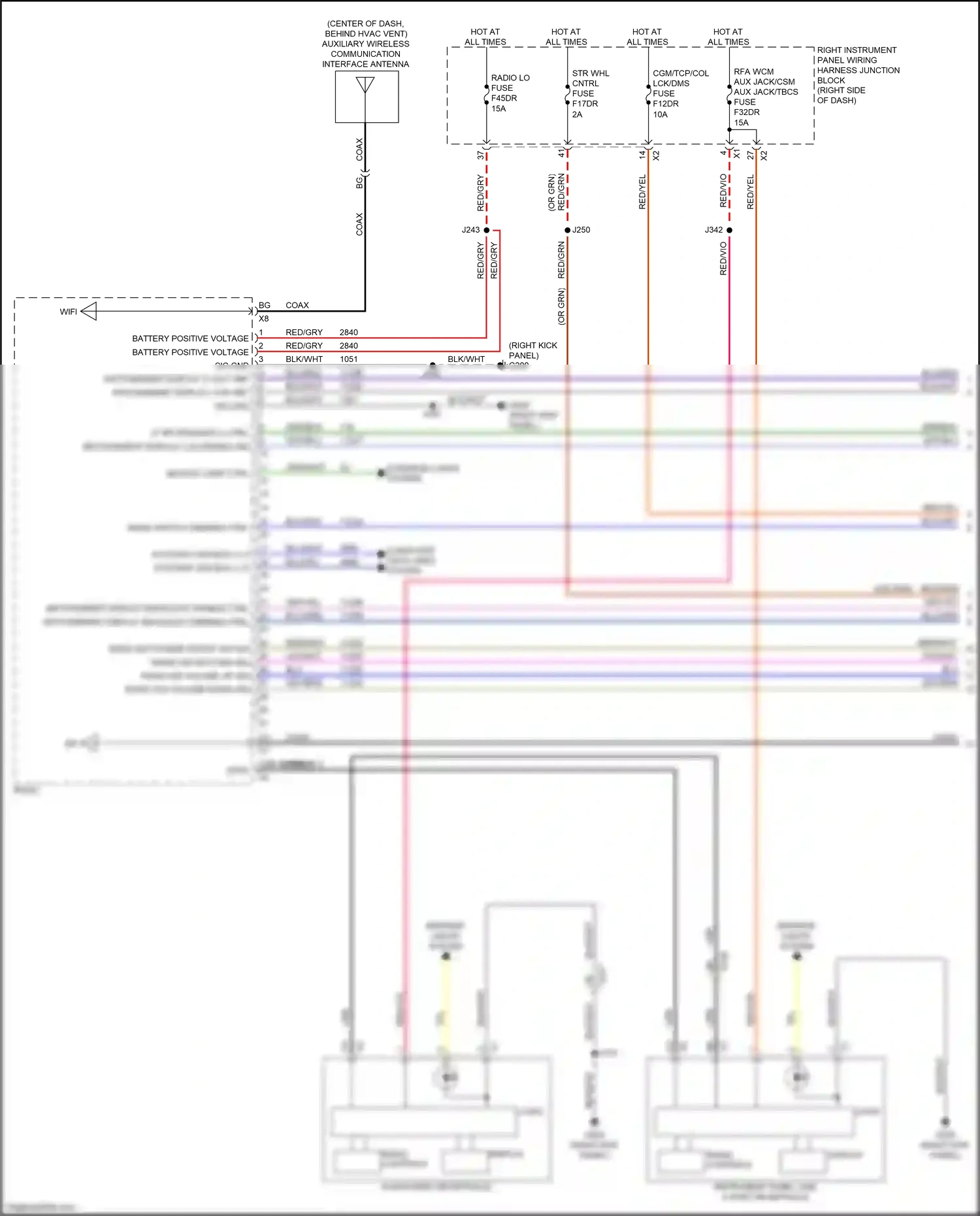 GMC Sierra IV facelift (2022-2024) computer data lines system wiring diagram  (73 of 165)