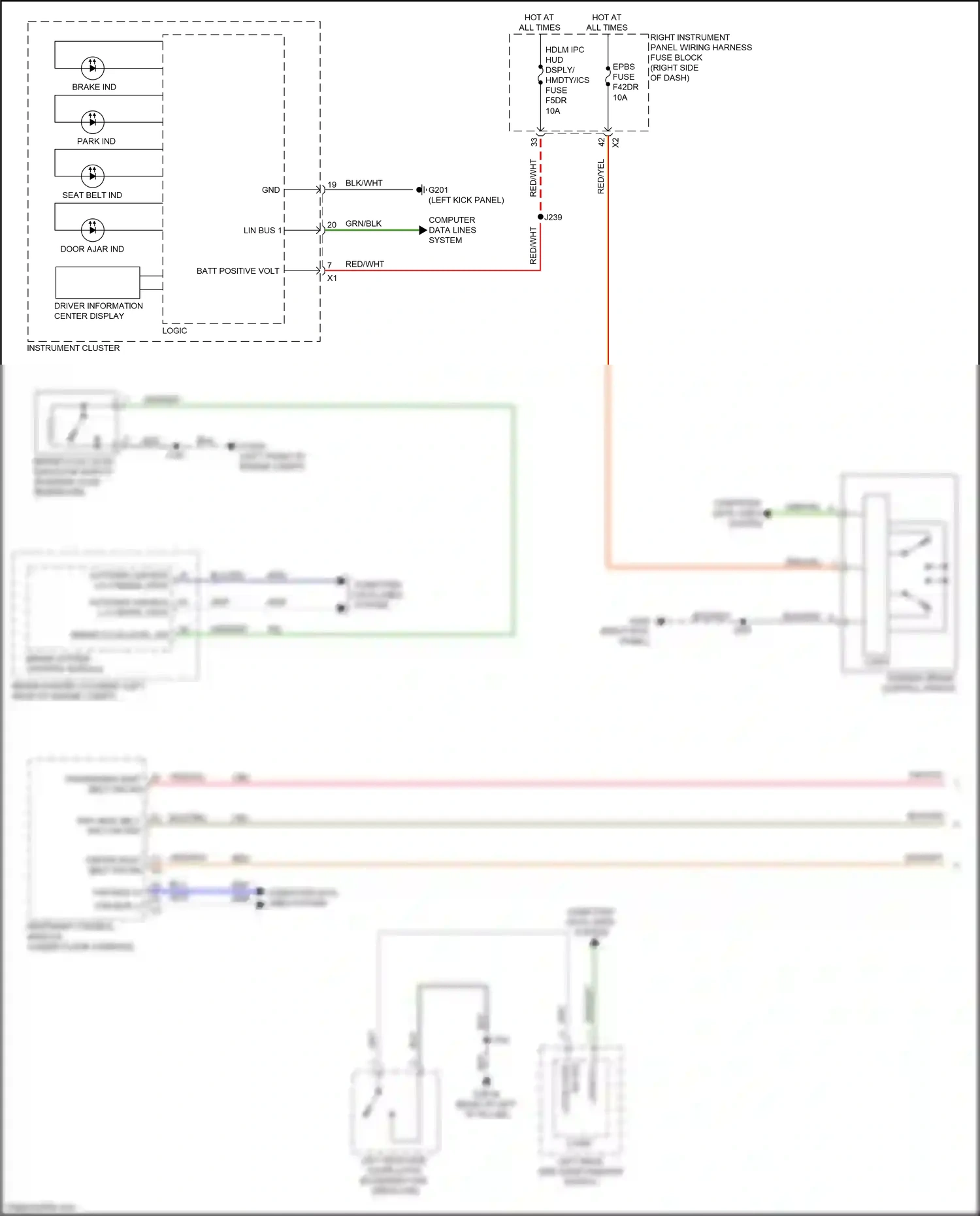 GMC Sierra IV facelift (2022-2024) computer data lines system wiring diagram  (17 of 165)