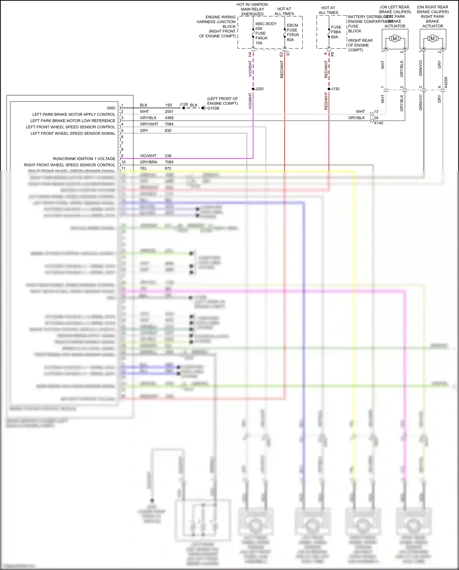 GMC Sierra IV facelift (2022-2024) computer data lines system wiring diagram  (11 of 165)