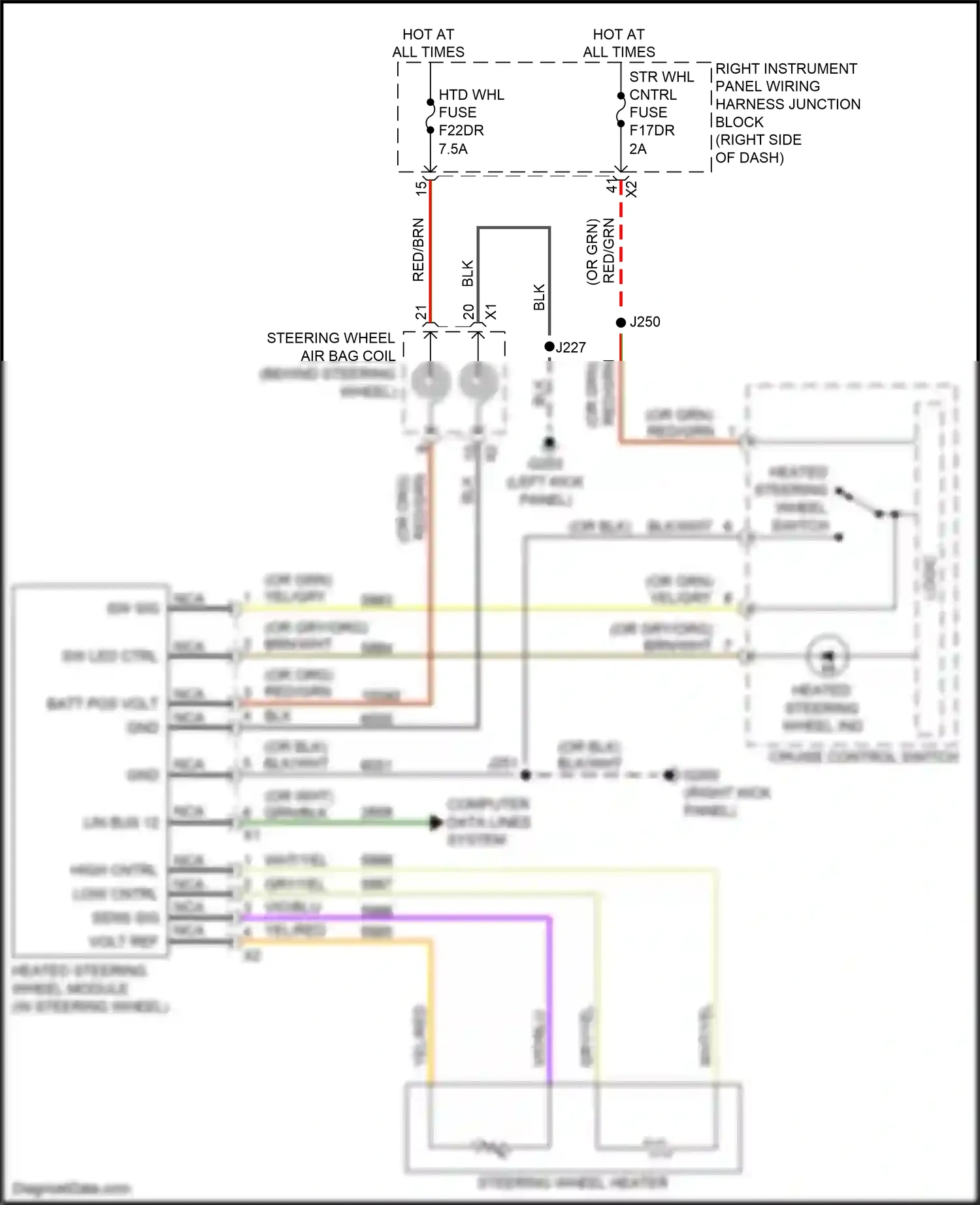 GMC Sierra IV facelift (2022-2024) computer data lines system wiring diagram  (57 of 165)