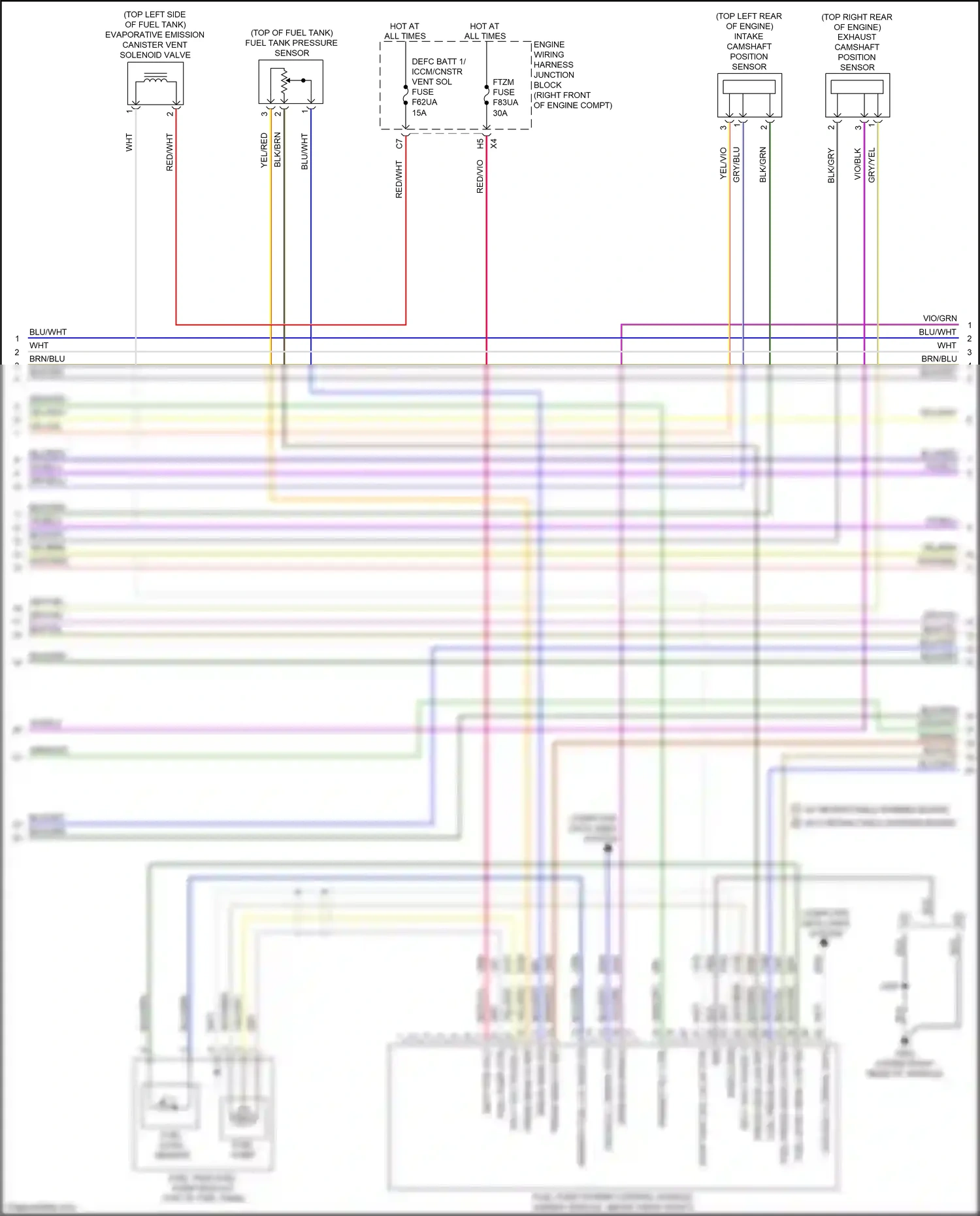 GMC Sierra IV facelift (2022-2024) computer data lines system wiring diagram  (144 of 165)